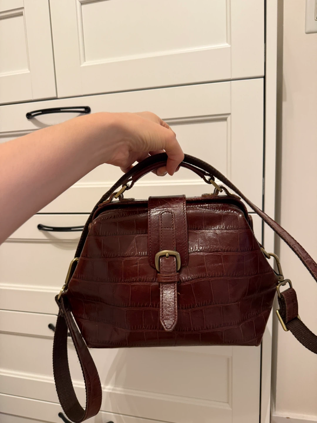 Leather Embossed Doctor Bag