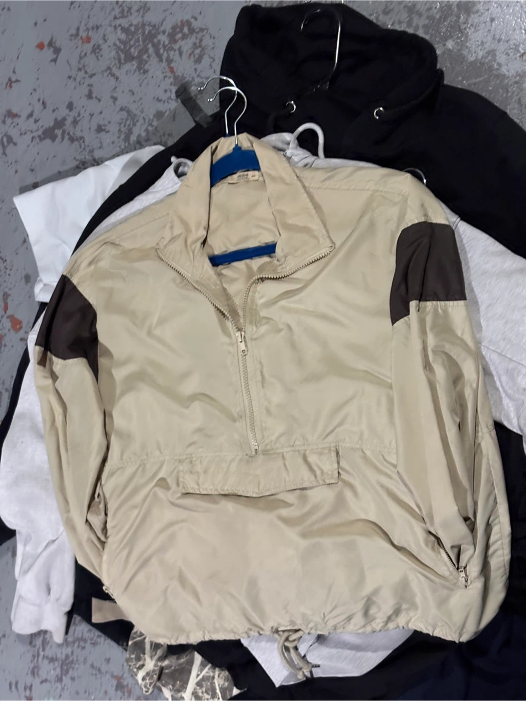 Beige Pullover Jacket