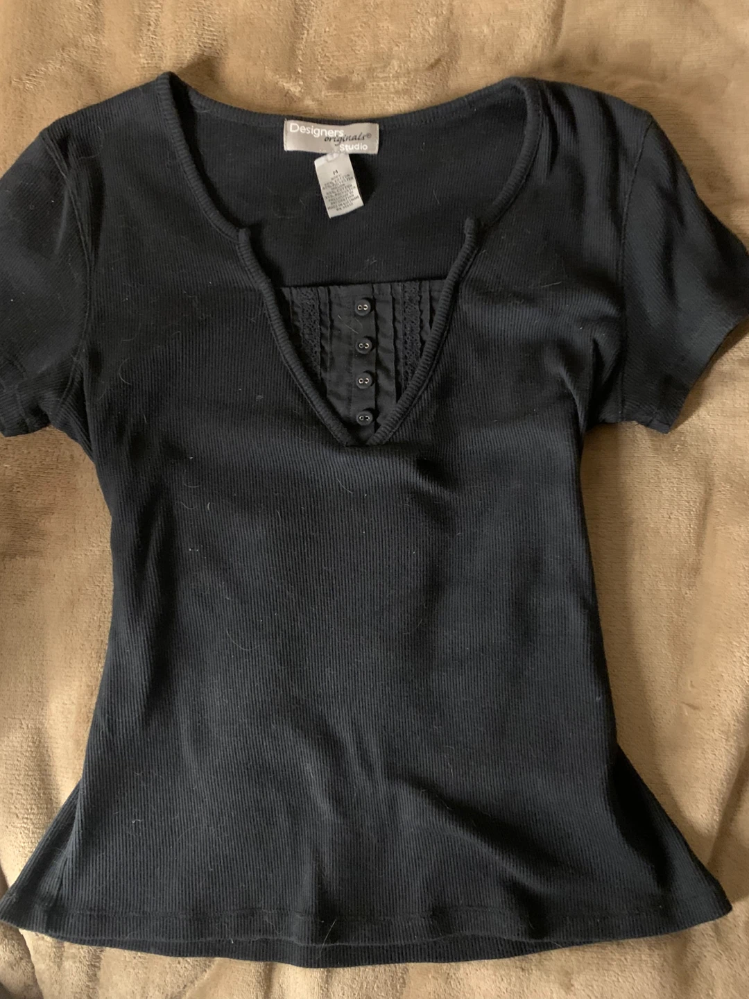 Designers Originals Studio Black Top - Size M