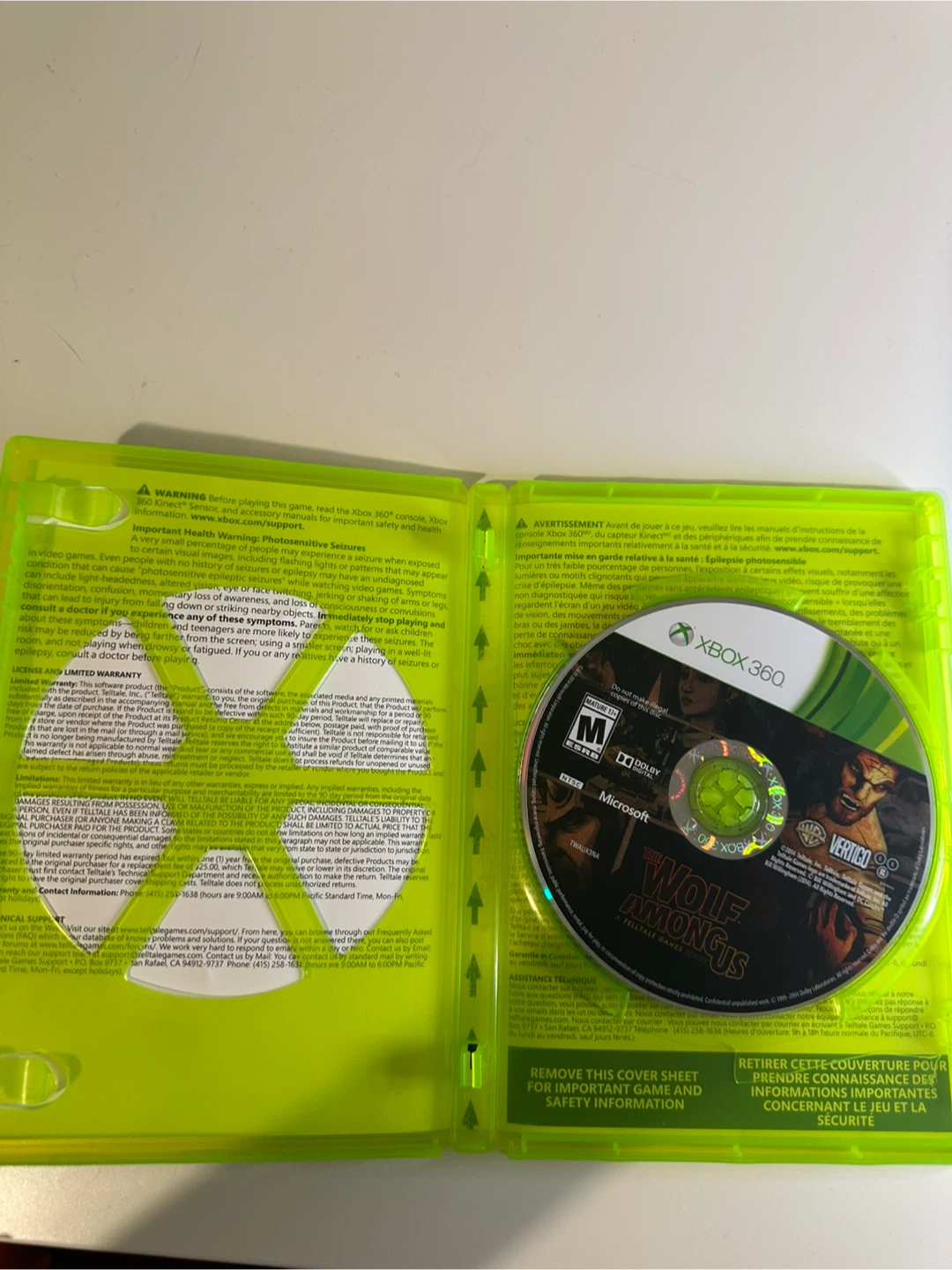 The Wolf Among Us - Xbox 360 Game - photo 3