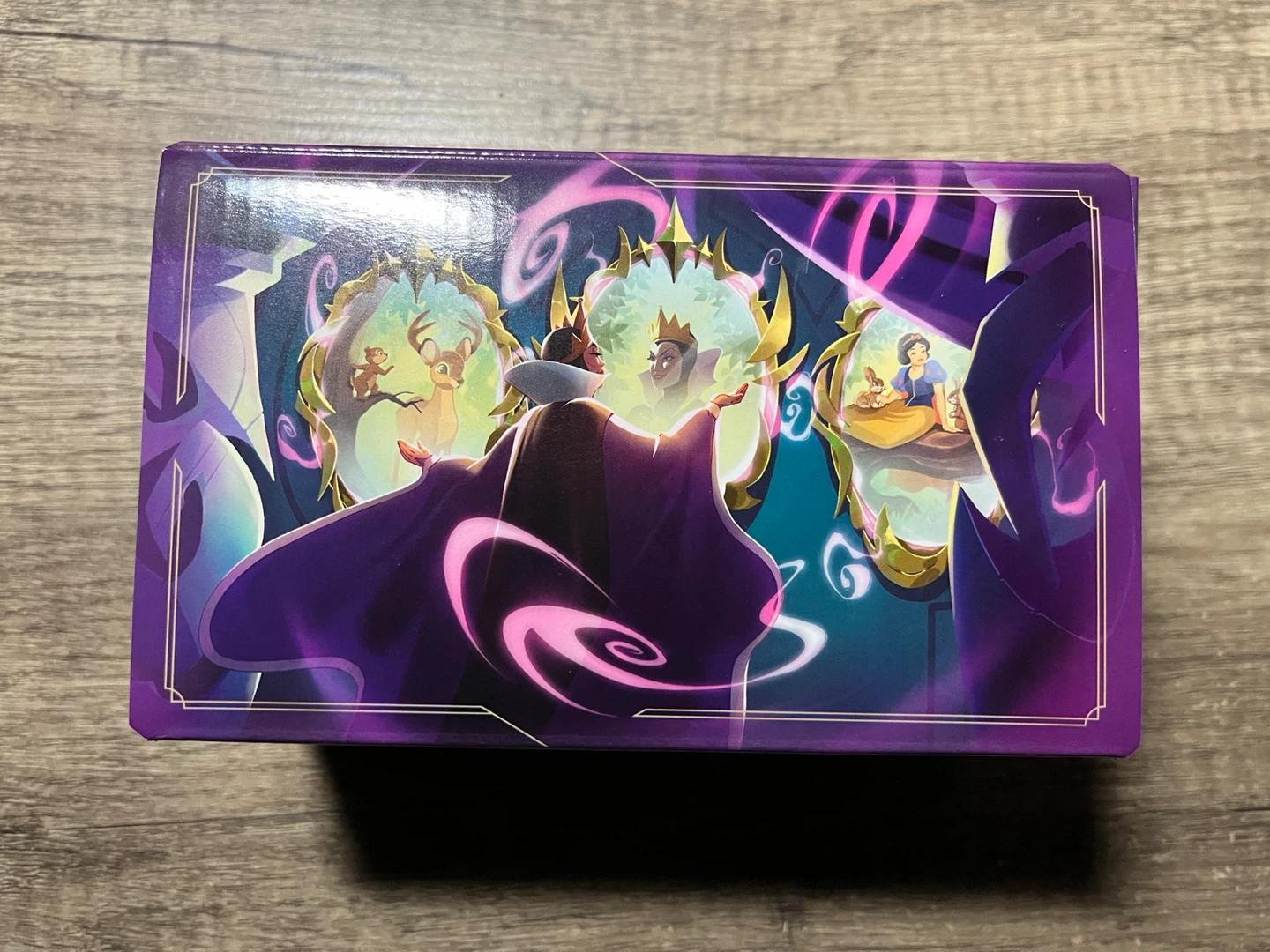 Disney Lorcana Promo Deck Storage Box & 5 Foil Cards