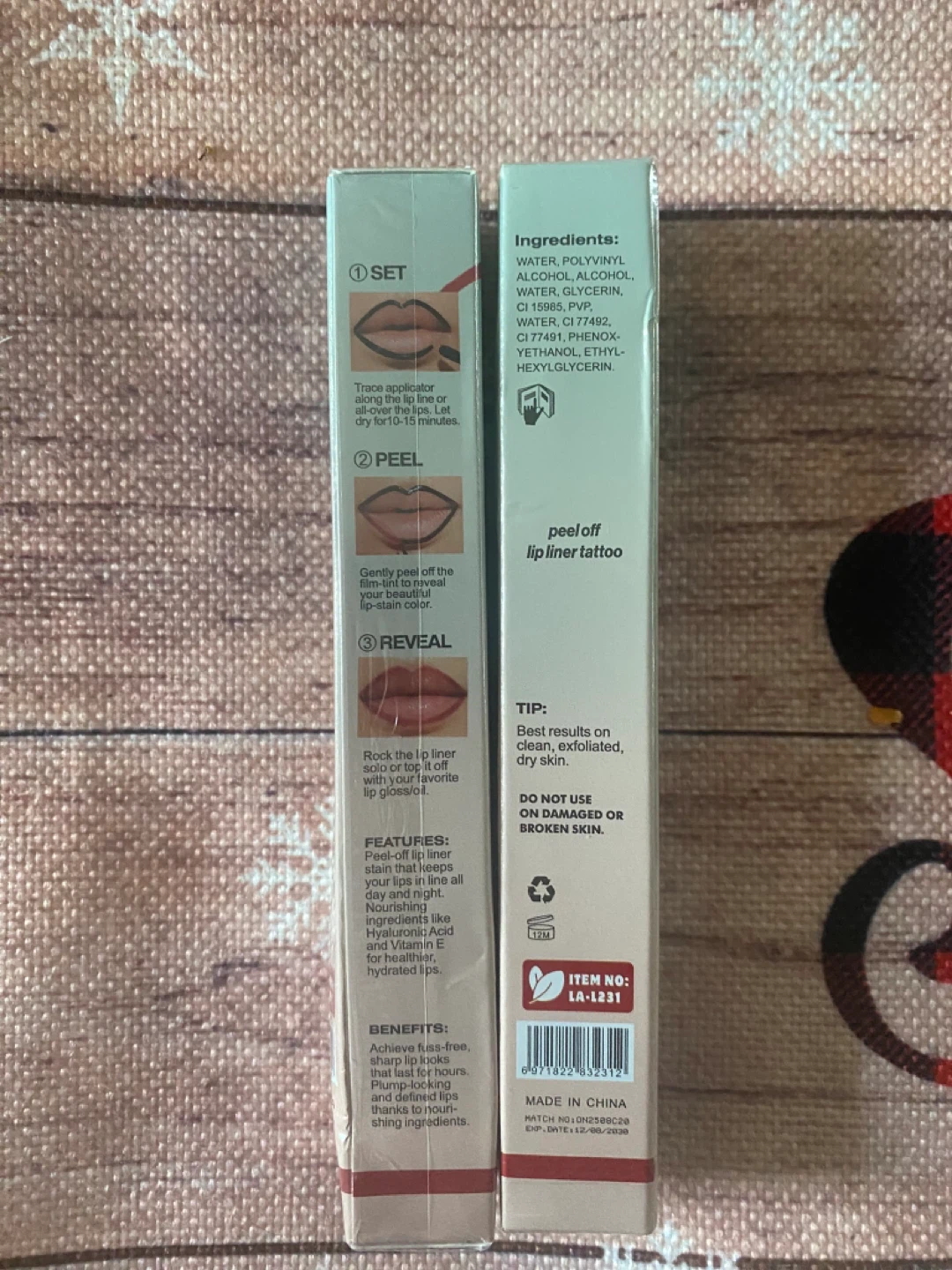 Olibolla Peel-Off Lip Liner Tattoo 07 Ultra Chic - photo 3