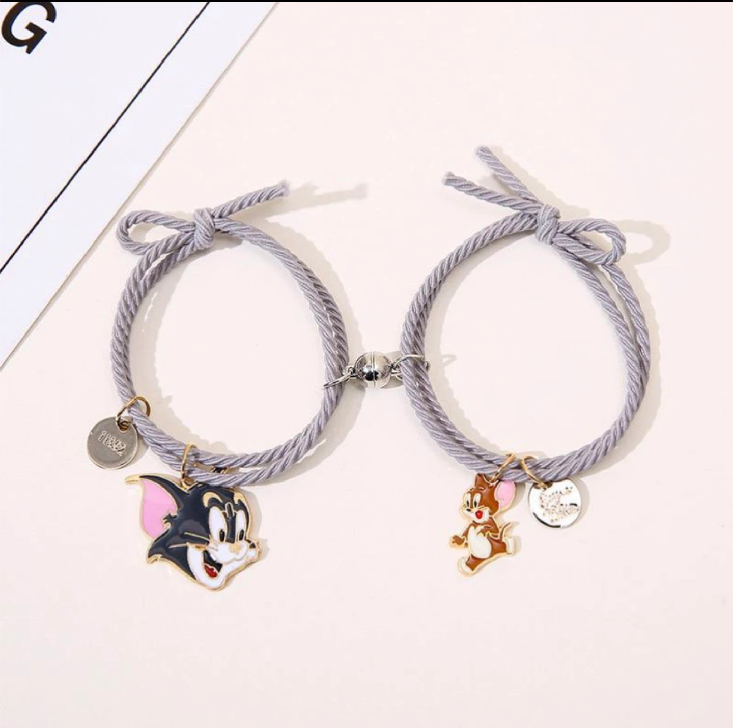 Tom & Jerry Matching Couple Bracelets - photo 2