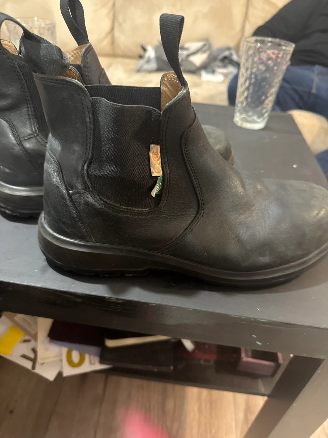 Black BLUNDSTONE 163 Work and Saftey Boots- Size 10 - photo 4