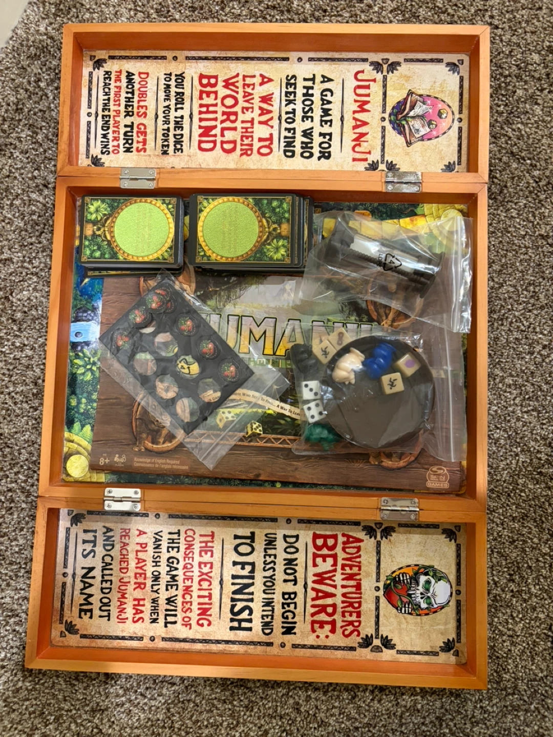 Jumanji: The Game - Wooden Box Edition - photo 2
