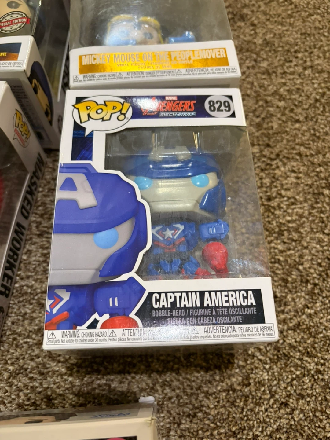 Marvel Avengers Mech Strike Captain America Funko Pop! #829