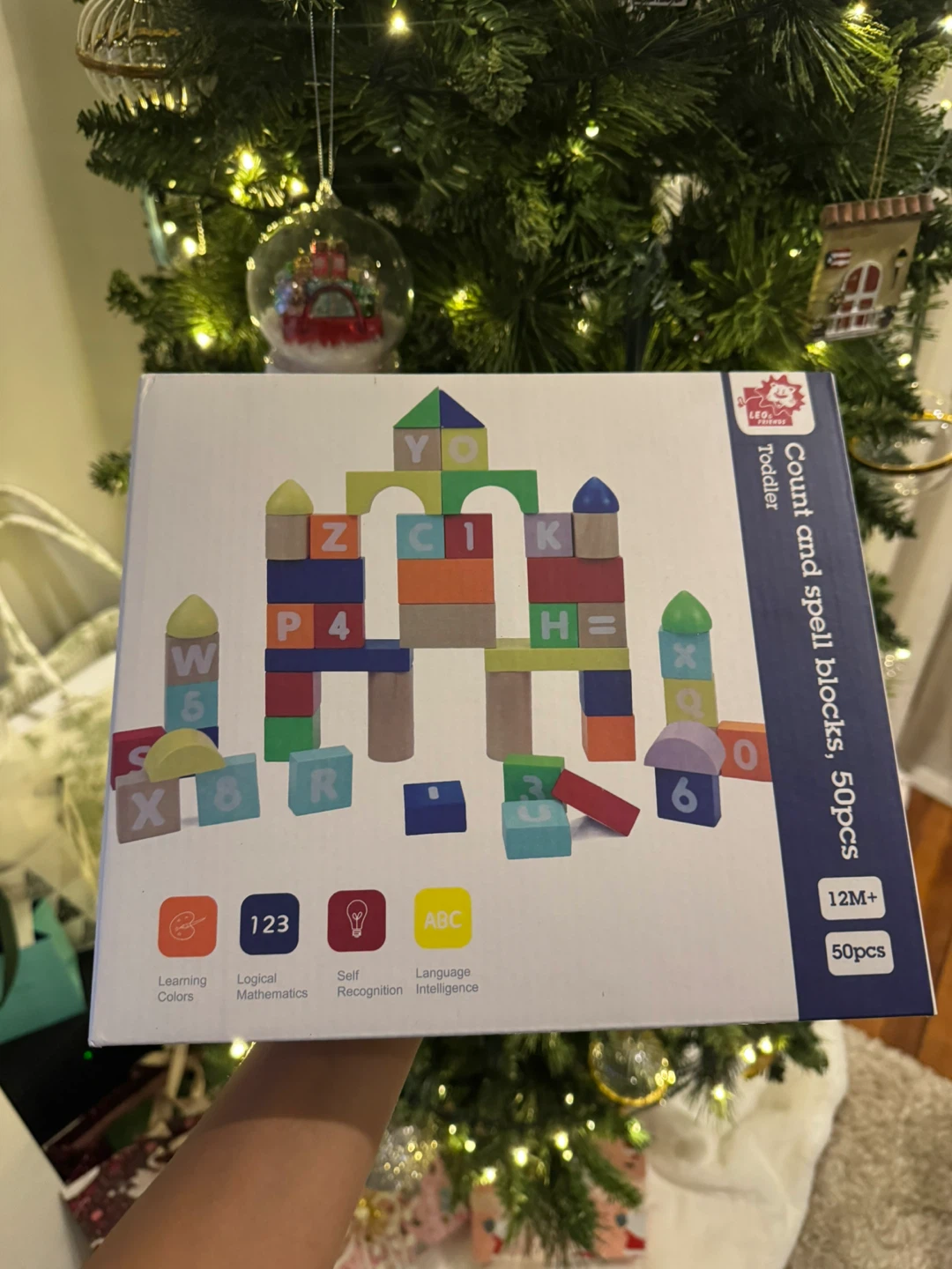 LEO & FRIENDS Count and Spell Block Set - 50 Piece
