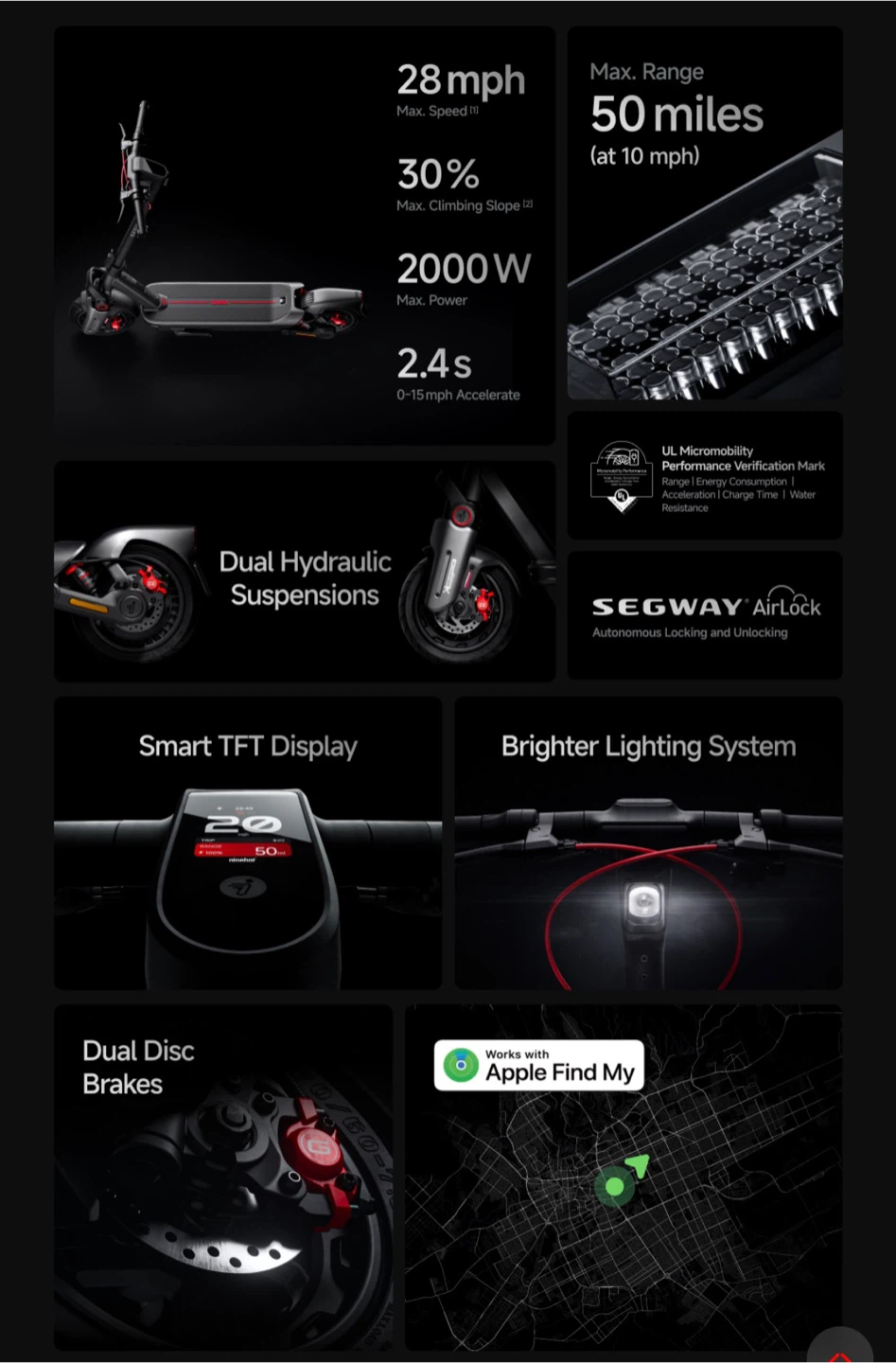 Segway Ninebot MAX G3 Electric Scooter - photo 3