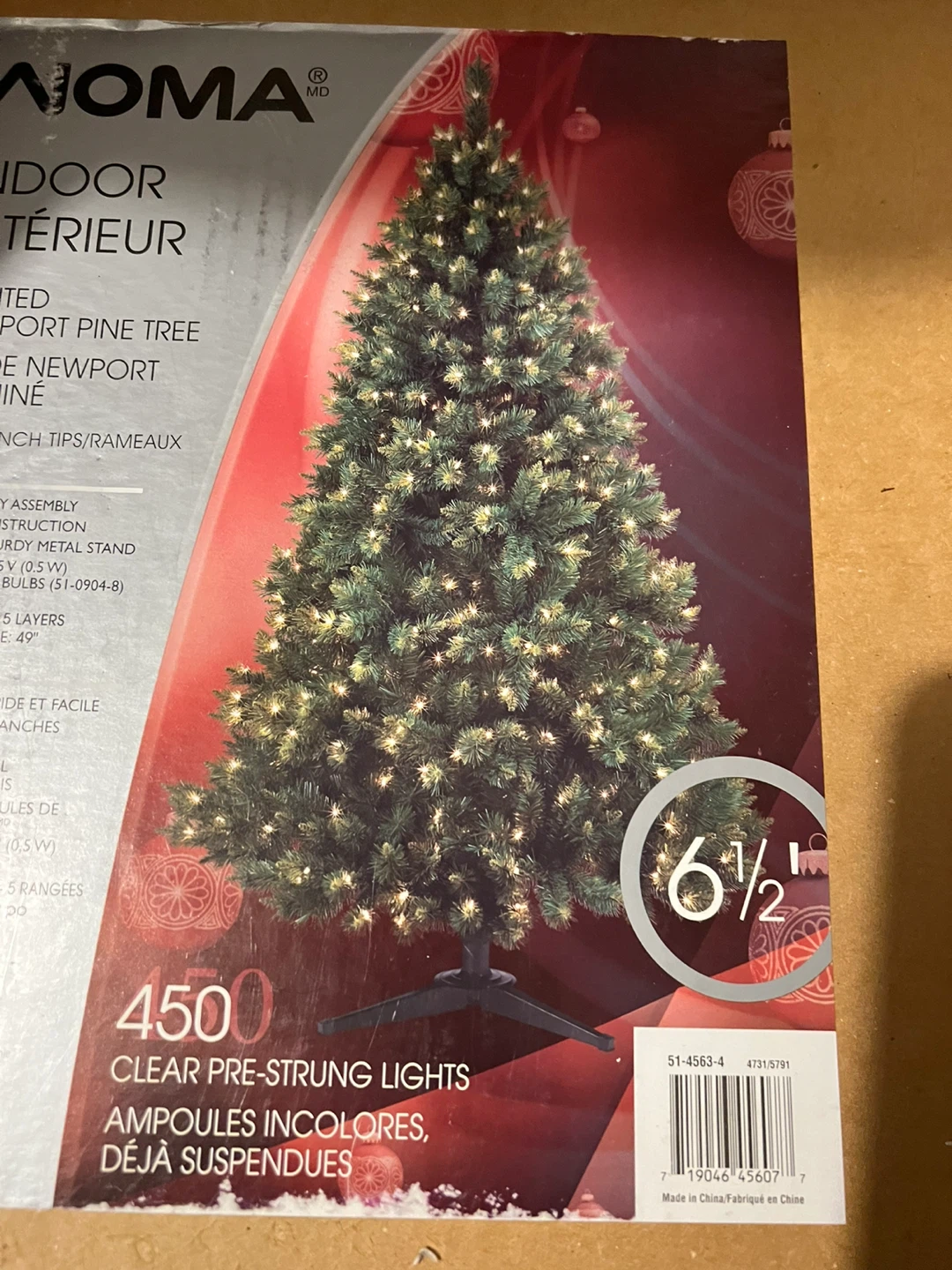 NOMA Lighted Newport Pine Tree - 6 1/2 ft - photo 2