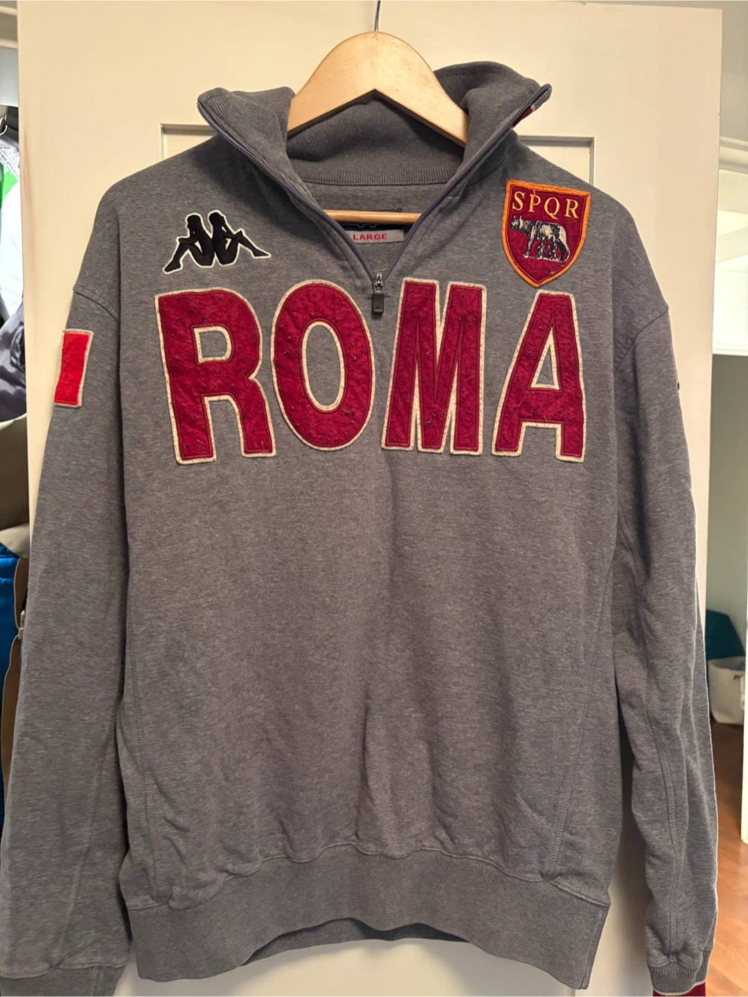 Kappa Roma Quarter Zip Sweatshirt