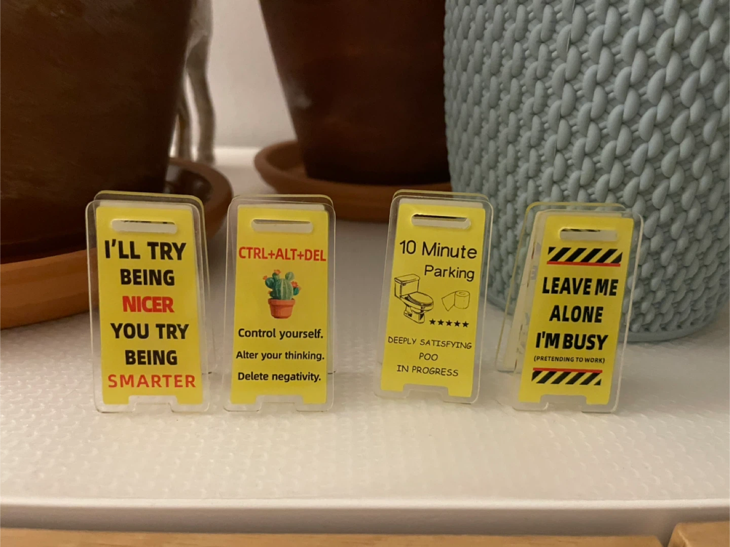 Desk Signs - Funny Office Decor