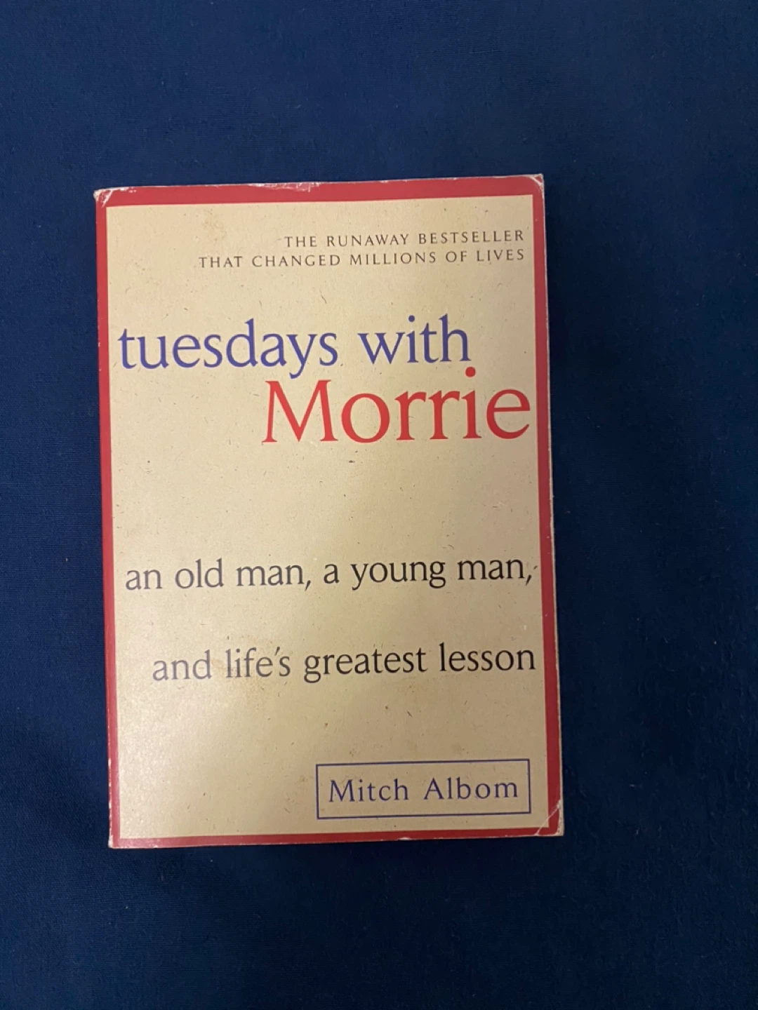Books for Sale! Tuesdays with Morrie by Mitch Albom