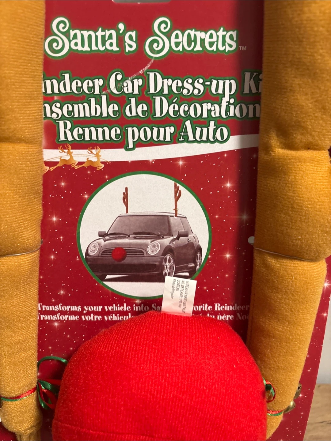 Santa's Secrets Reindeer Car Dress-up Kit - New - photo 2
