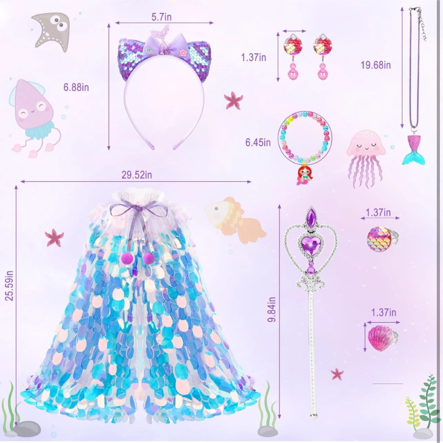 Mermaid Costume for Girls - photo 5