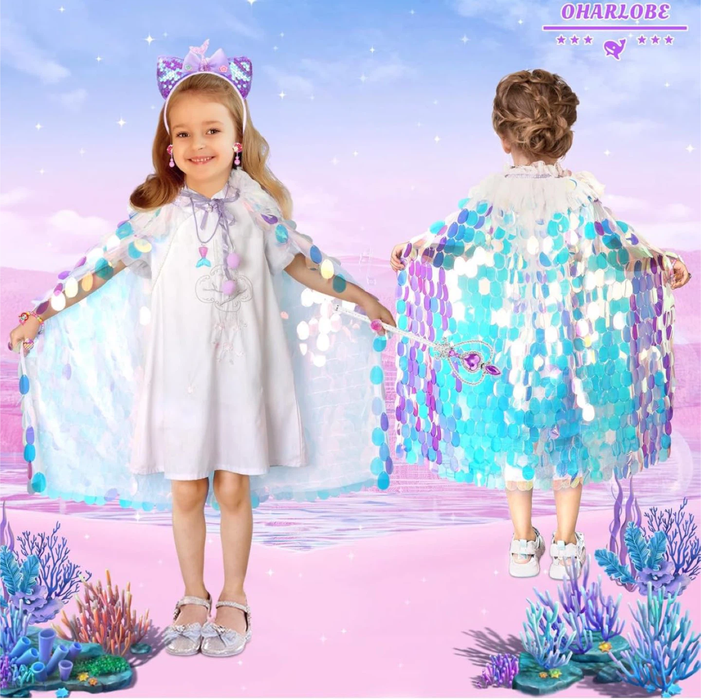 Mermaid Costume for Girls - photo 2