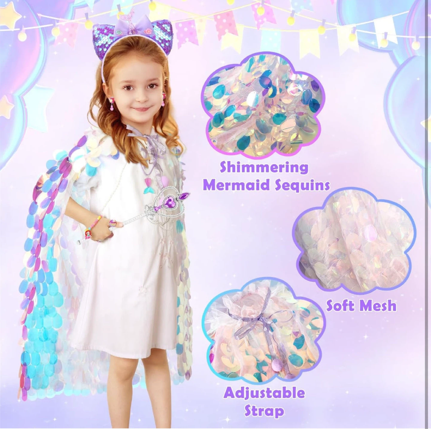 Mermaid Costume for Girls - photo 4