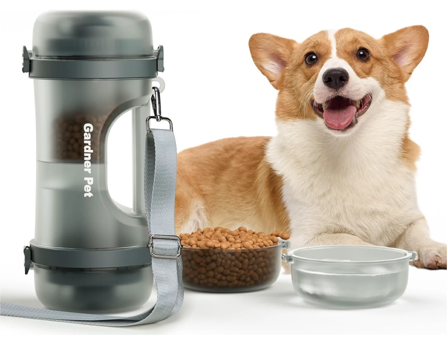 Gardner Pet Water & Food Bowl in 1 Bottle - 751ml