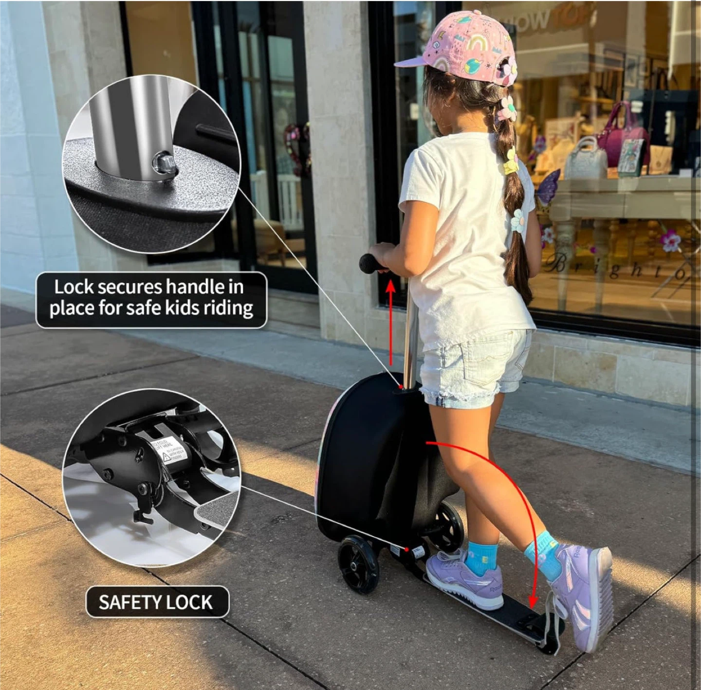 Unicorn 2-in-1 Kids Scooter Suitcase - photo 3