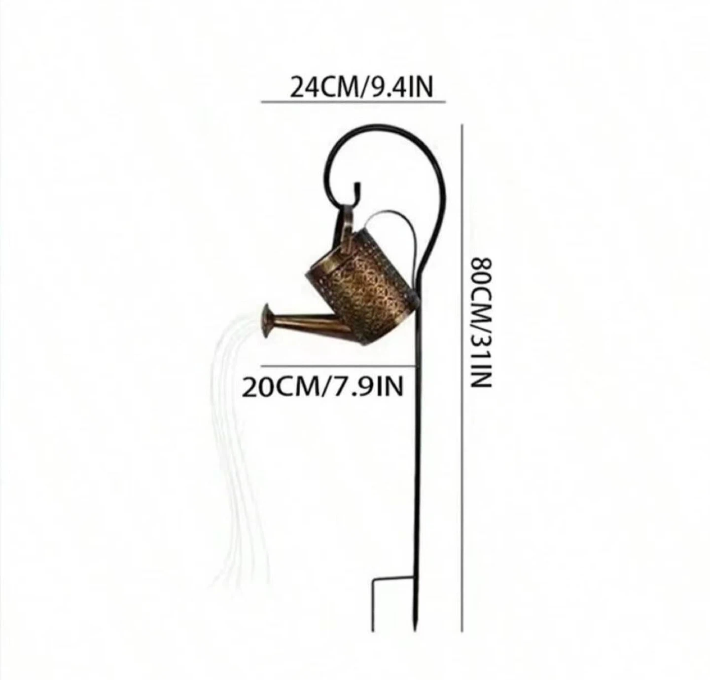 Solar Watering Can Light - Garden Decoration - photo 2