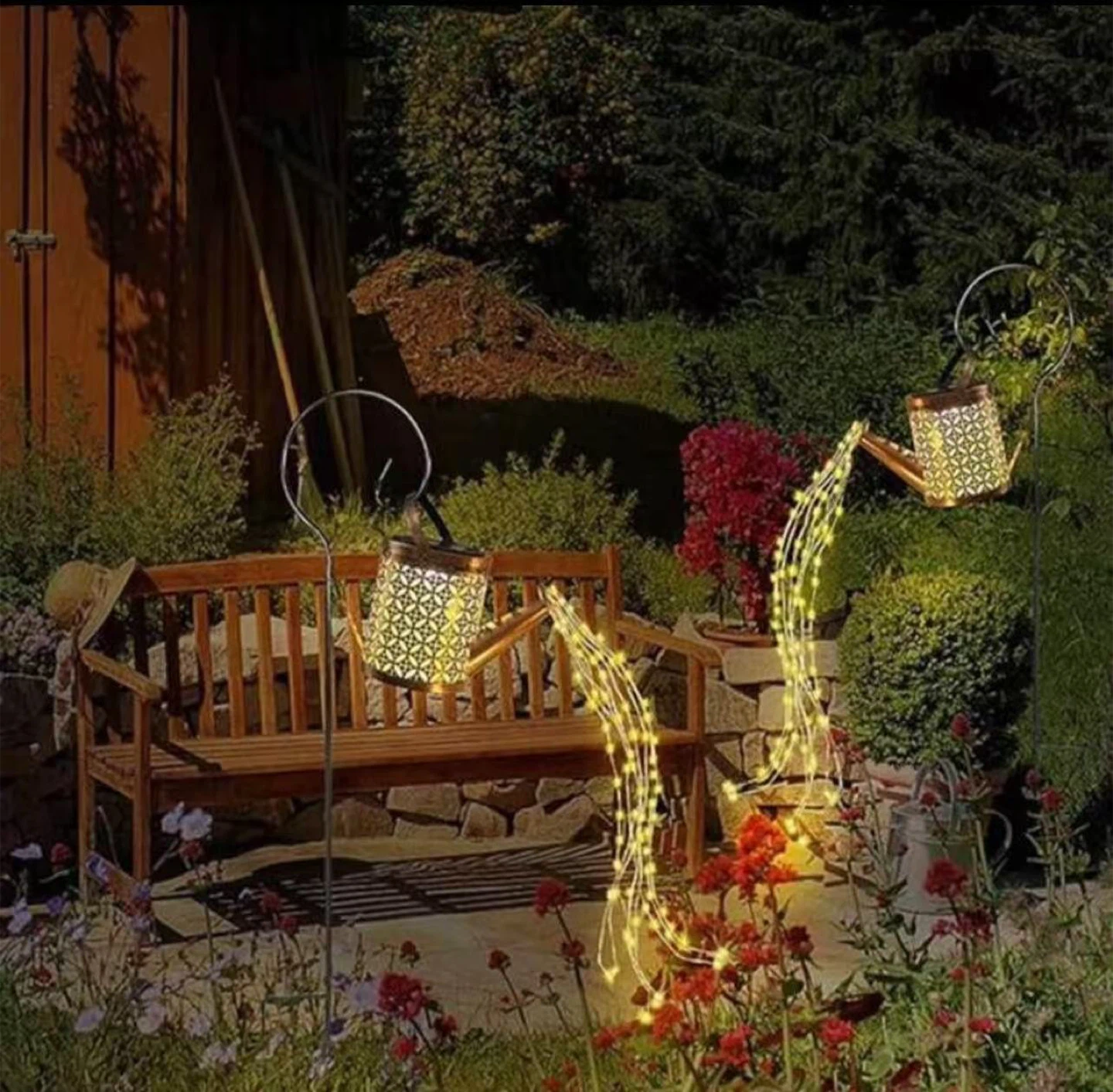 Solar Watering Can Light - Garden Decoration