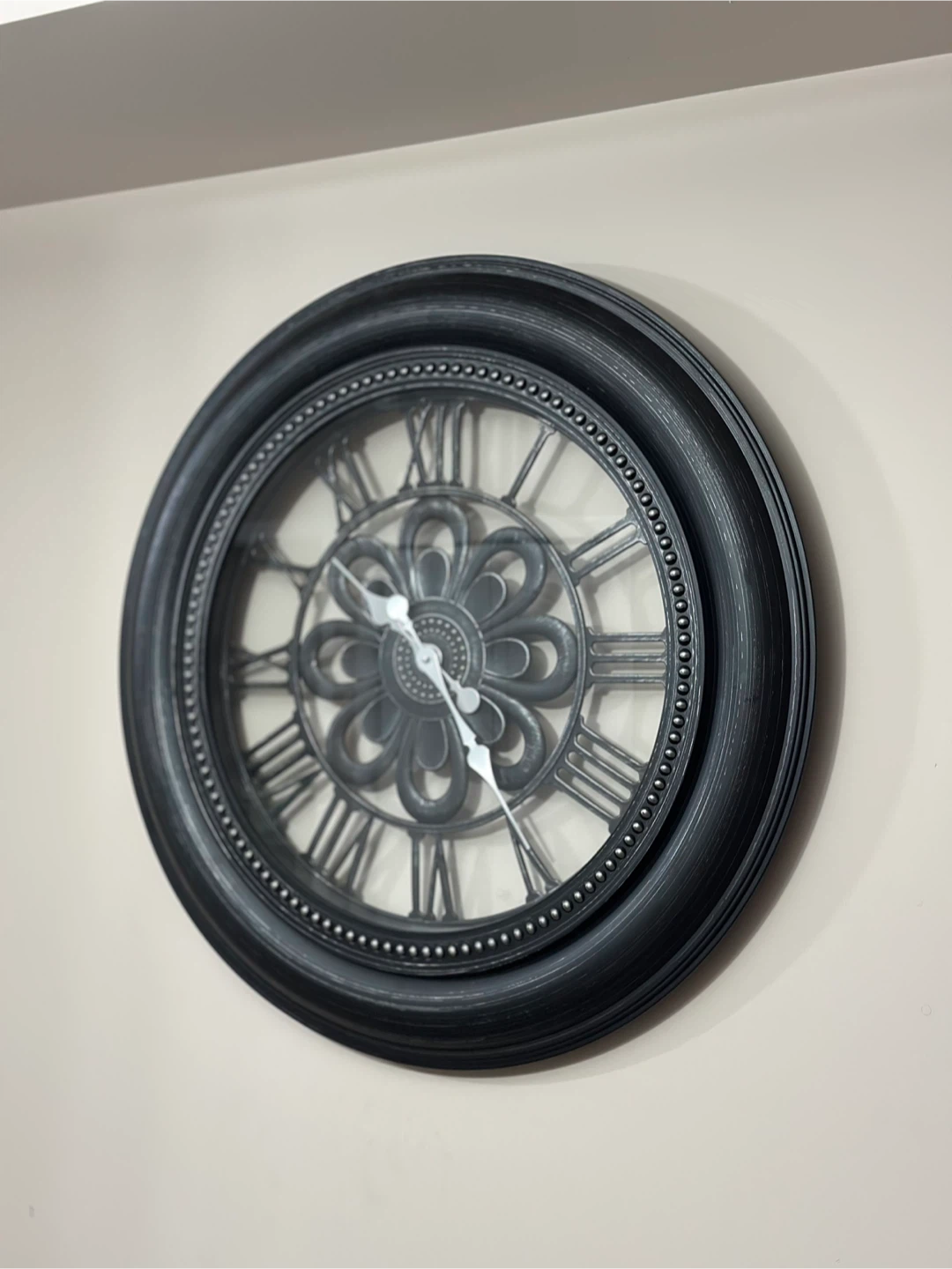 Black Decorative Wall Clock