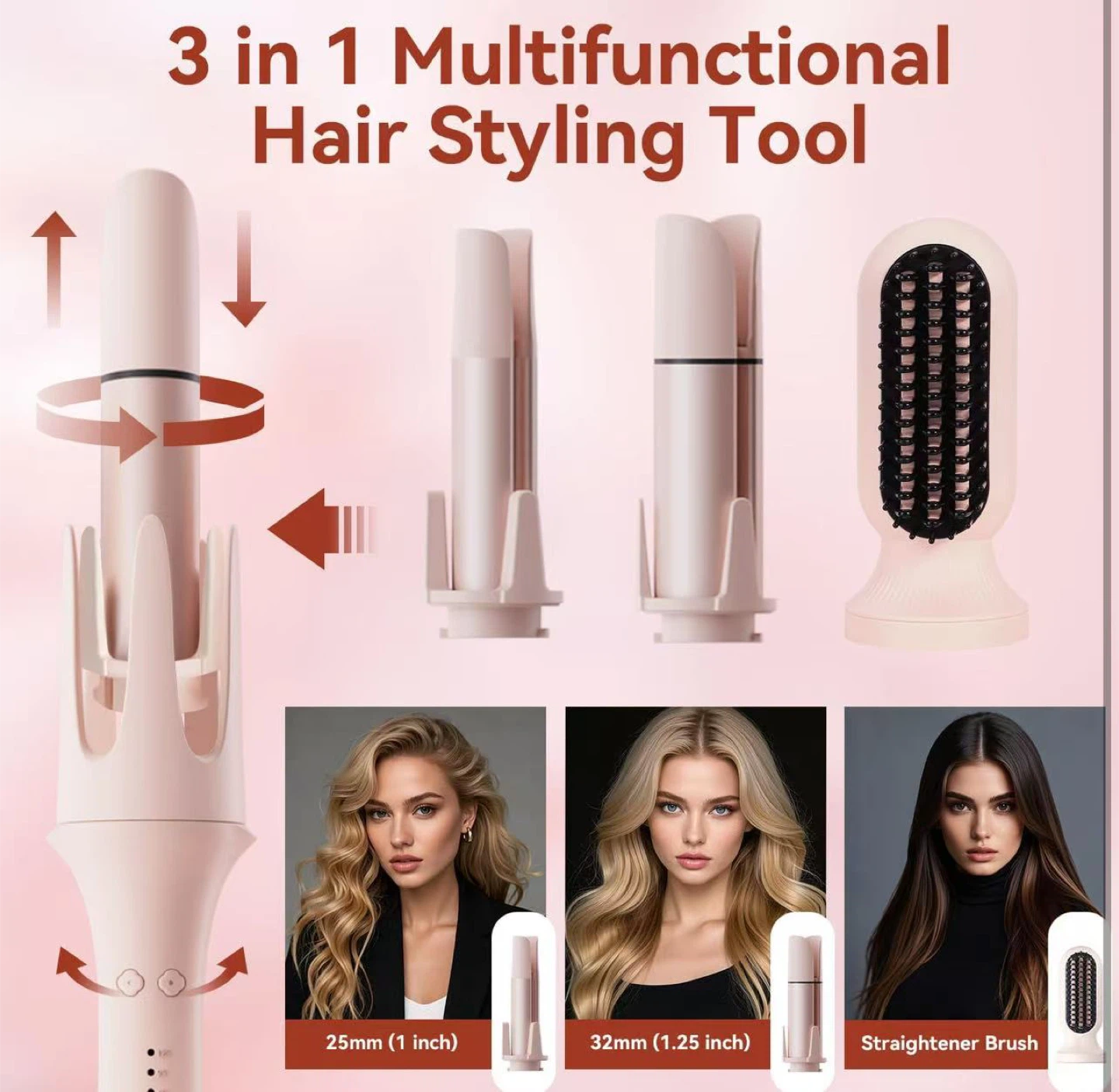 3-in-1 Multifunctional Hair Styling Tool - photo 2