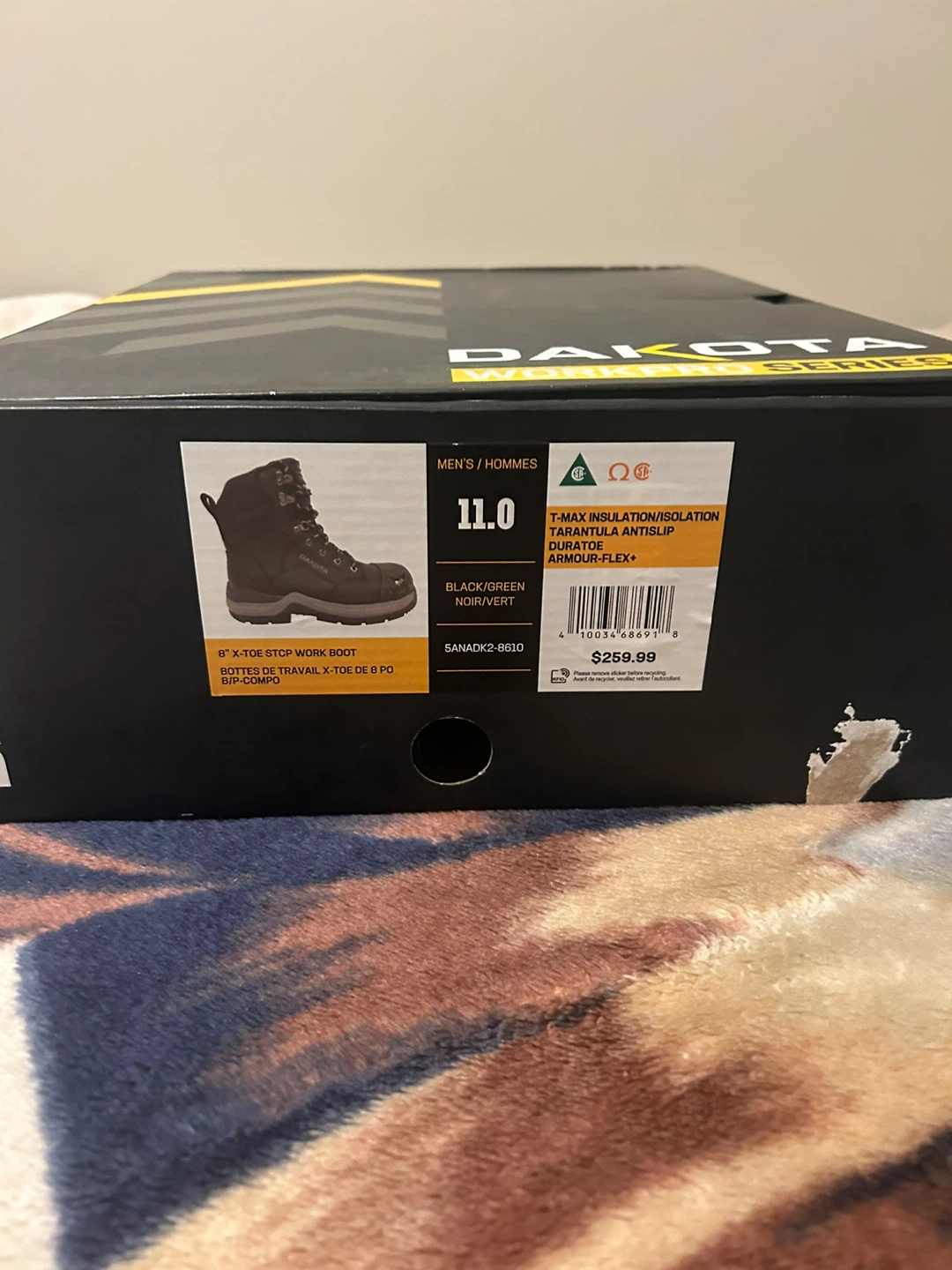 Dakota Workpro Series 11" X-Toe STCP Work Boot - Size 11 - photo 3