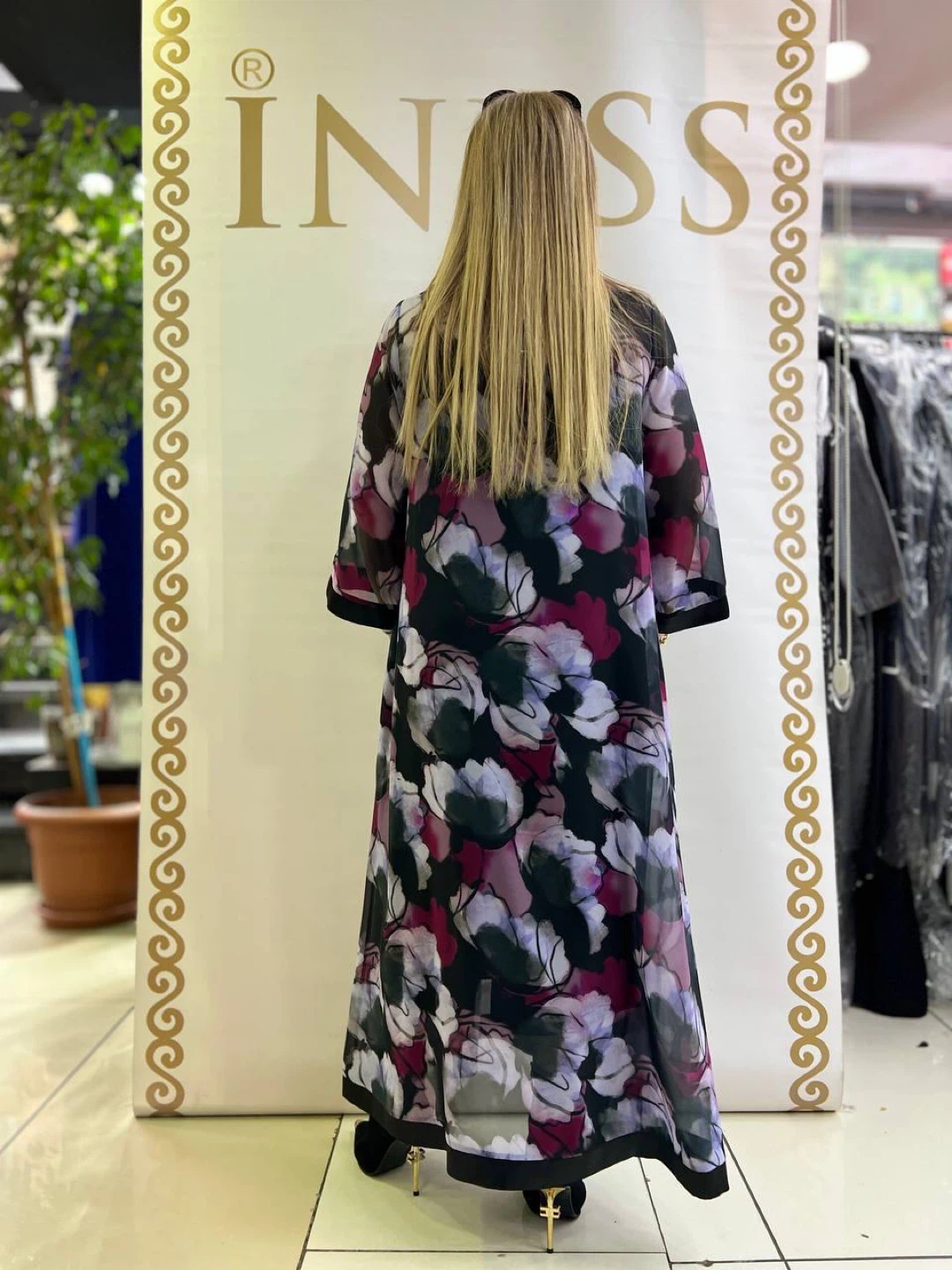 INESS Floral Print Maxi Dress - photo 2
