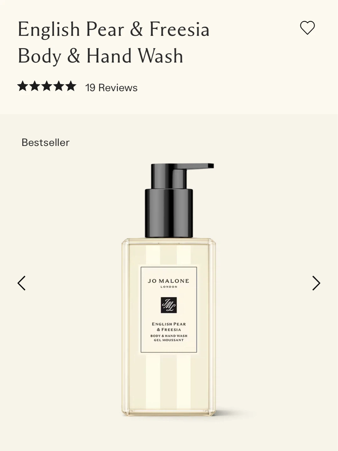 Jo Malone English Pear & Freesia Body & Hand Wash