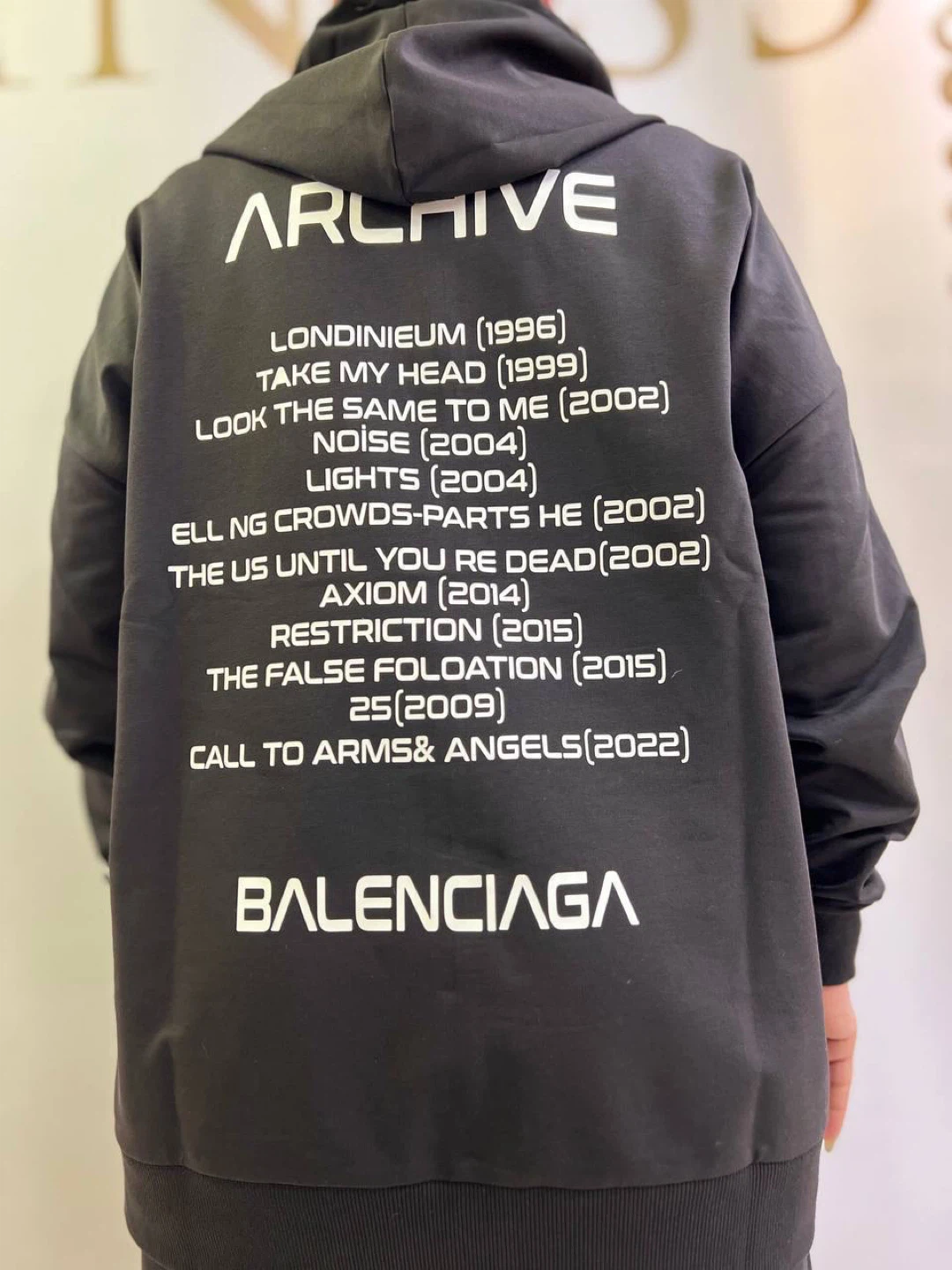 Balenciaga Archive Black Hoodie - photo 2