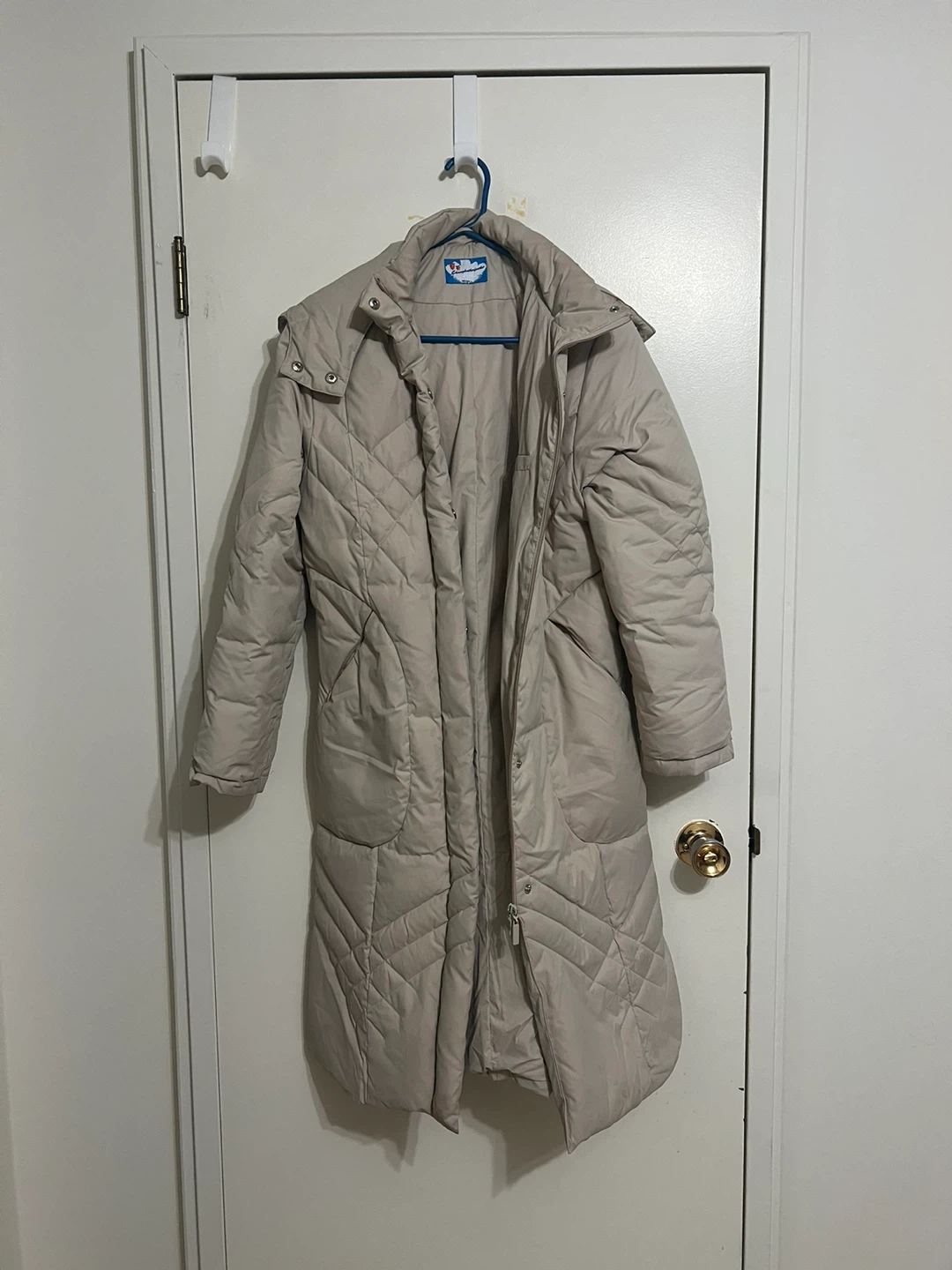 Vintage Tan Puffer Coat
