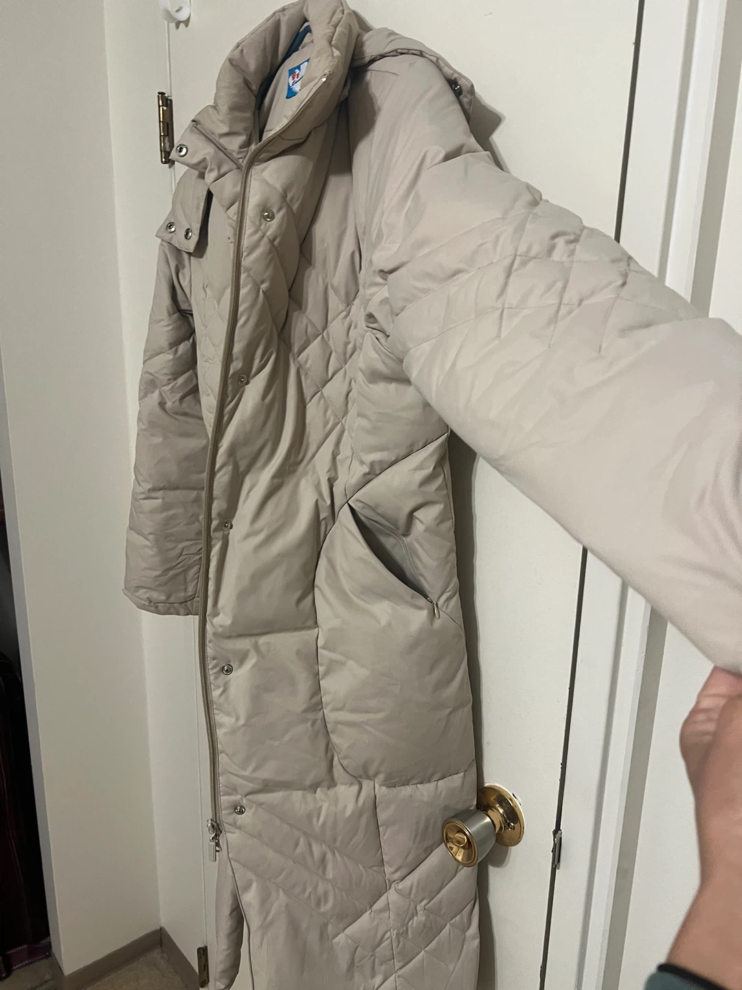 Vintage Tan Puffer Coat - photo 2