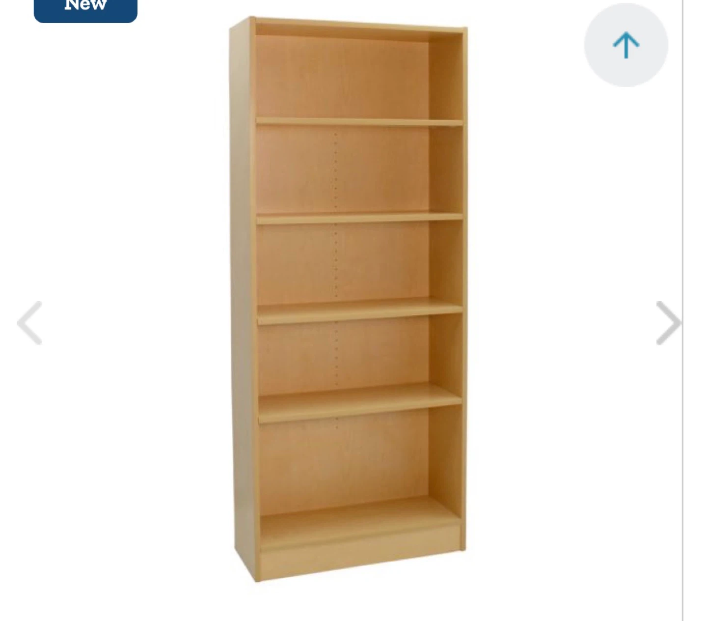 Heavy Duty Laminate Bookcase - Maple
