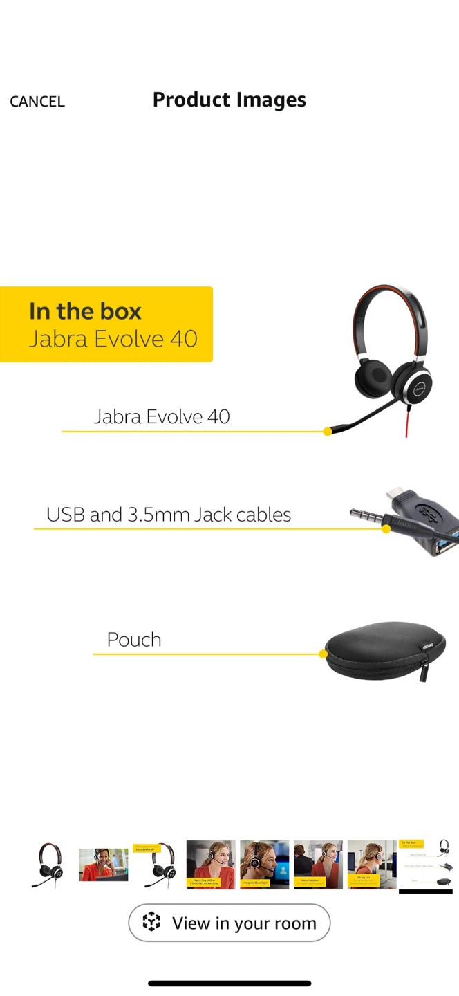 Jabra Evolve 40 Headset - Like New! - photo 2