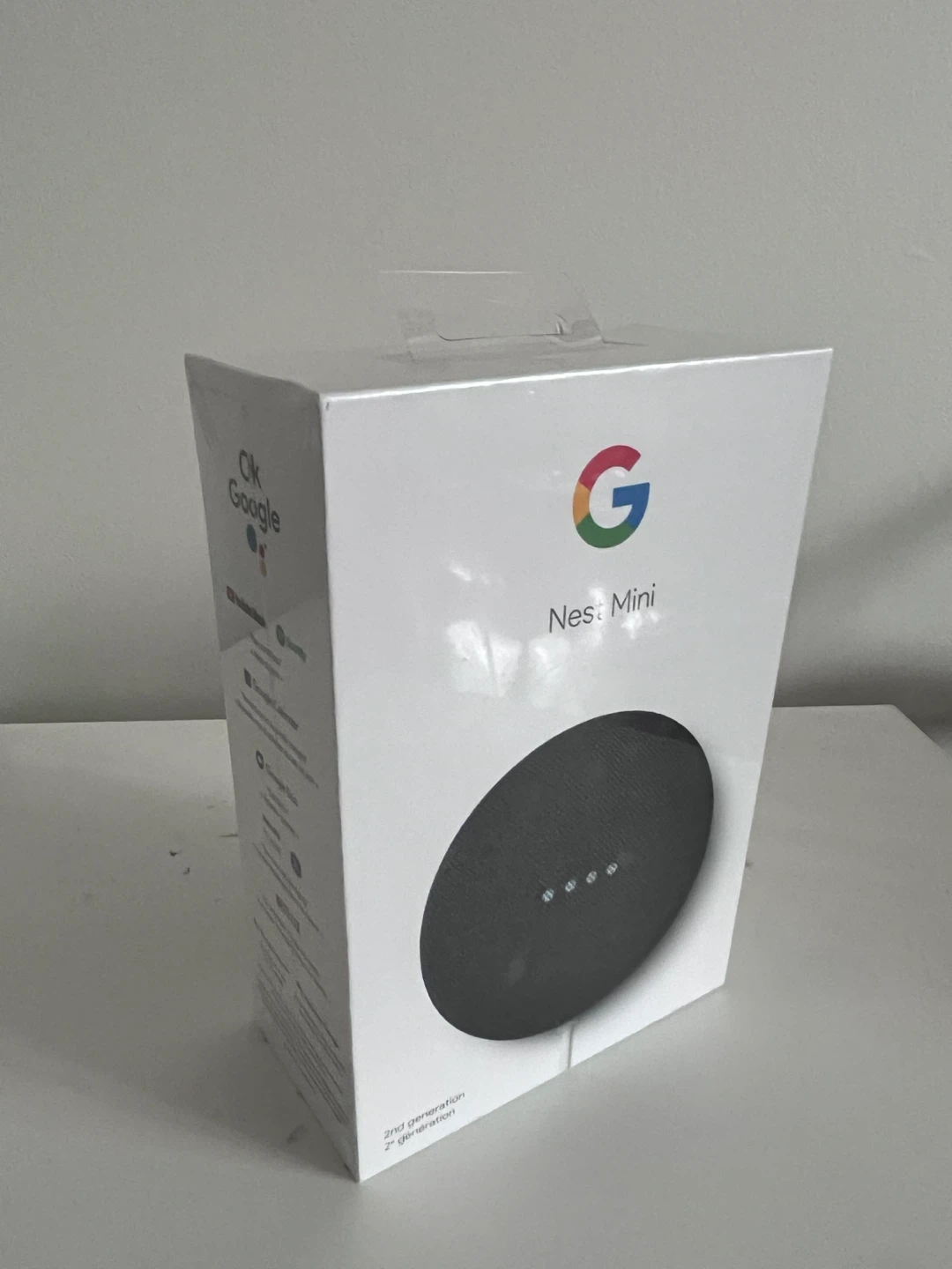 New Google Nest Mini 2nd Gen Smart Speaker
