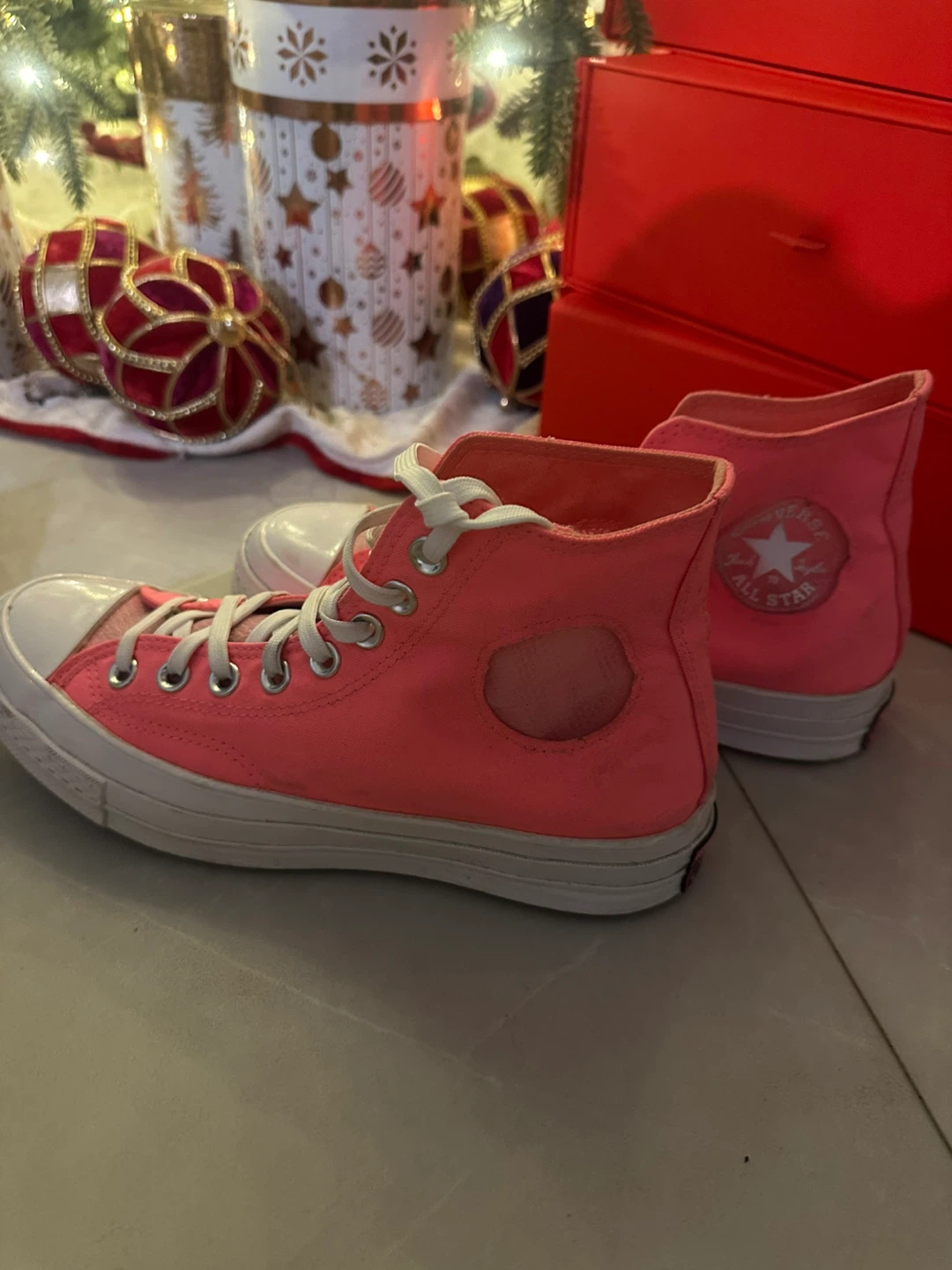 Converse All Star High Top Sneakers, Pink