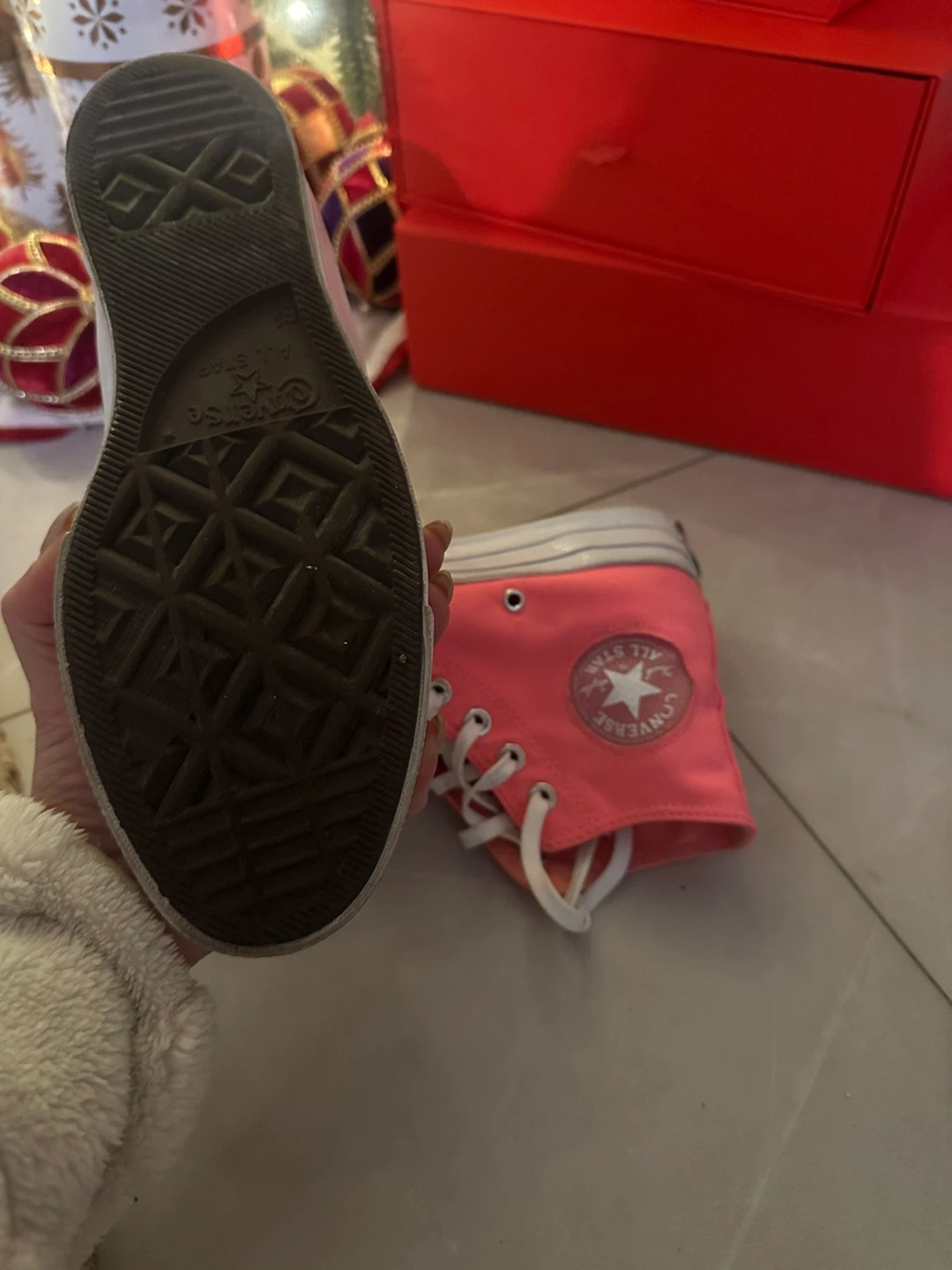 Converse All Star High Top Sneakers, Pink - photo 2