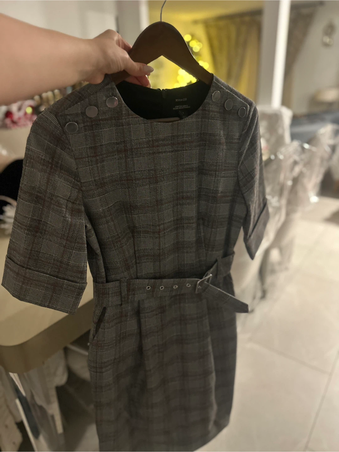 RW&CO Plaid Dress - Size 2 - photo 5