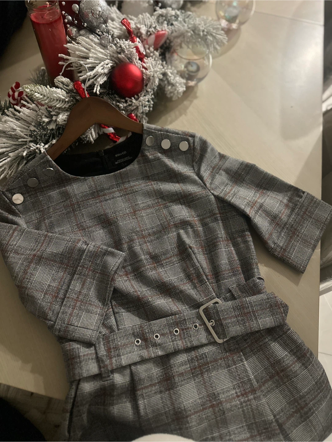 RW&CO Plaid Dress - Size 2 - photo 3