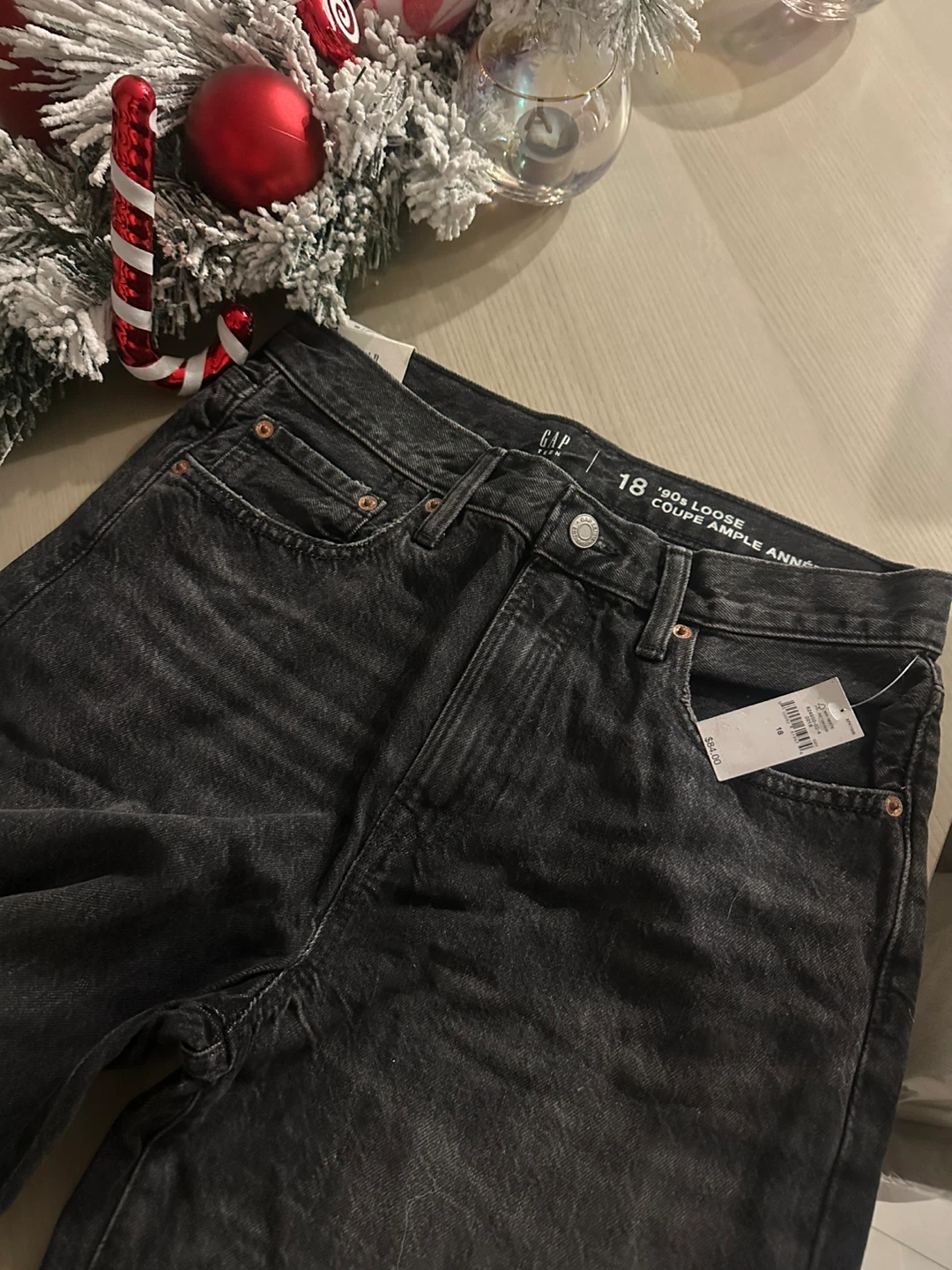 GAP '90s Loose Couple Ankle Jeans, Size 18 - photo 4