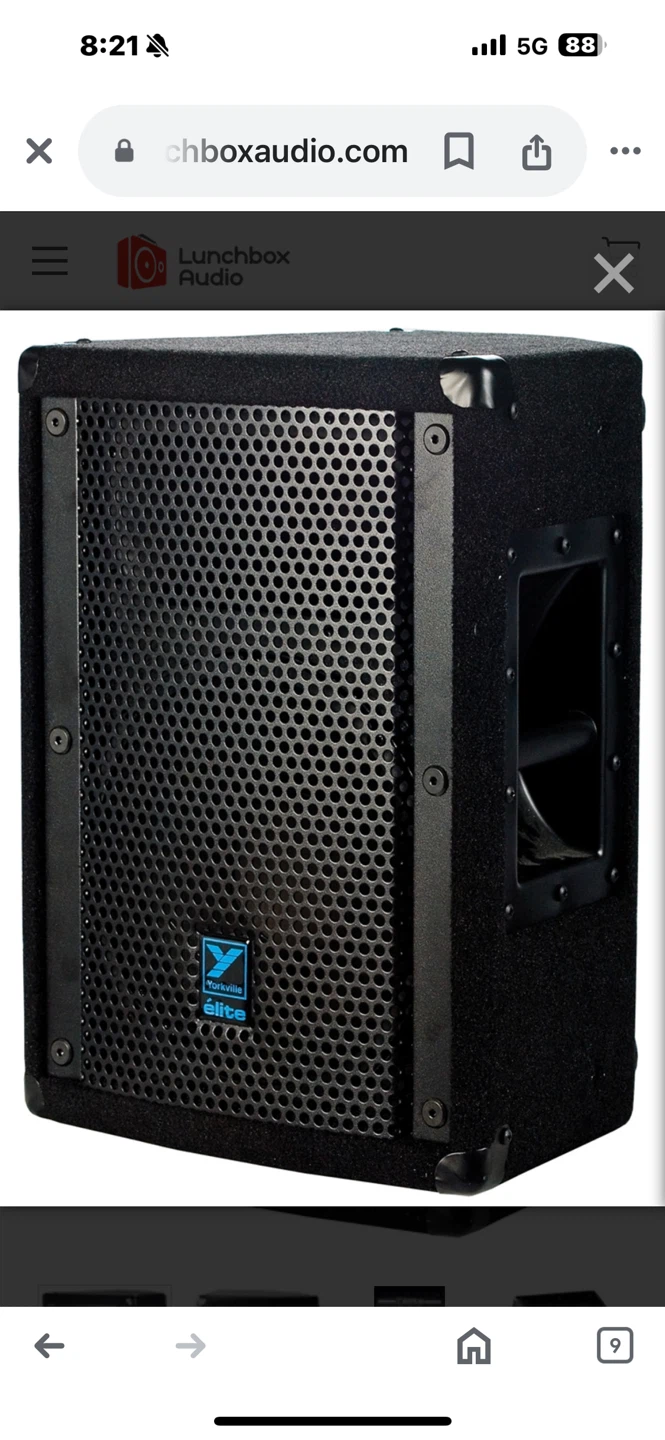 Yorkville Elite E10P & FBT MaxX 2a Speakers + Behringer Mixer - photo 5