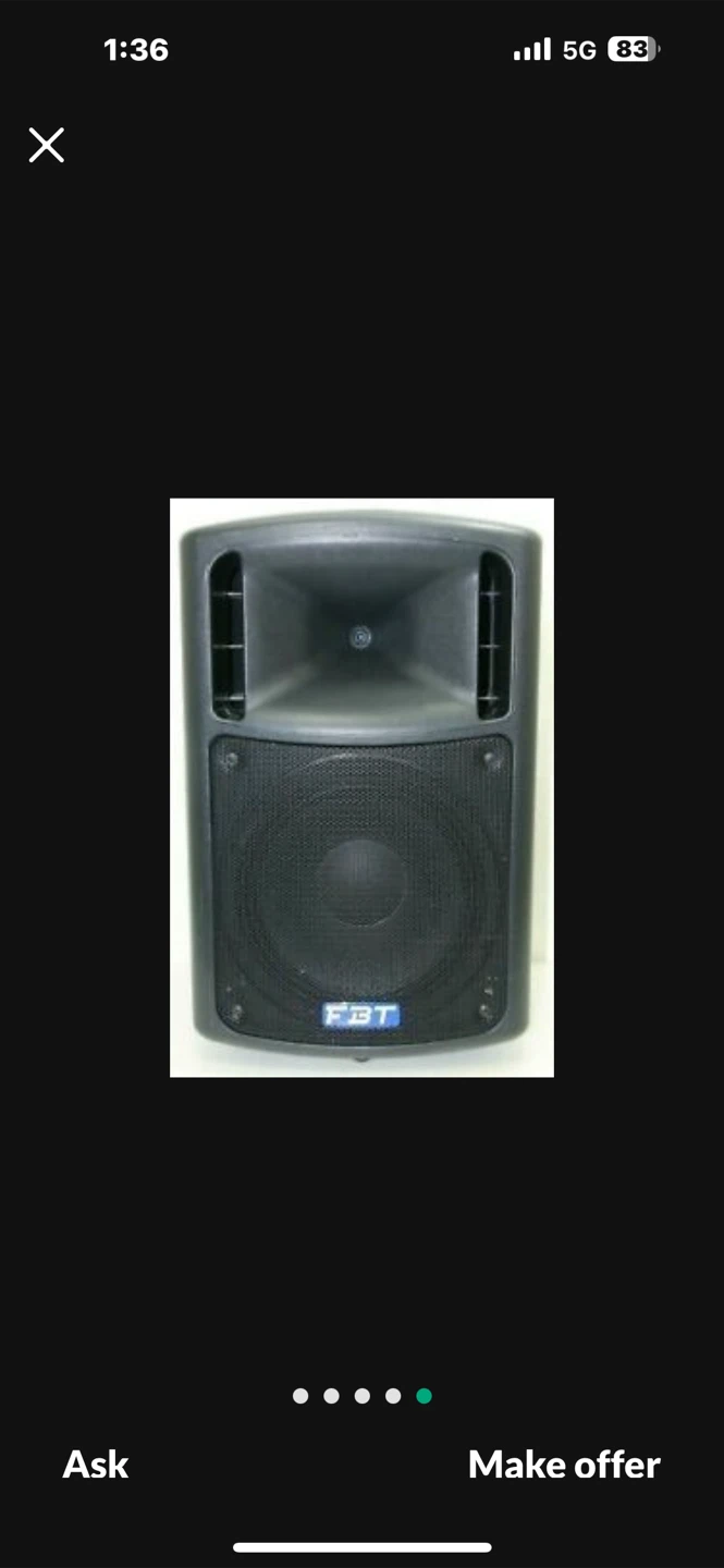 Yorkville Elite E10P & FBT MaxX 2a Speakers + Behringer Mixer - photo 2