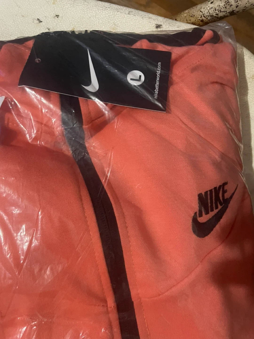 New Nike Tech Fleece  set- Coral, Size L