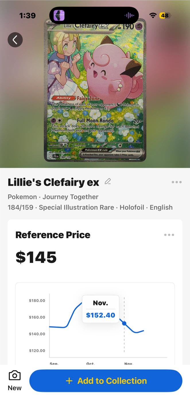 Lillie's Clefairy EX Special Illustration Rare Holofoil Pokemon - photo 3
