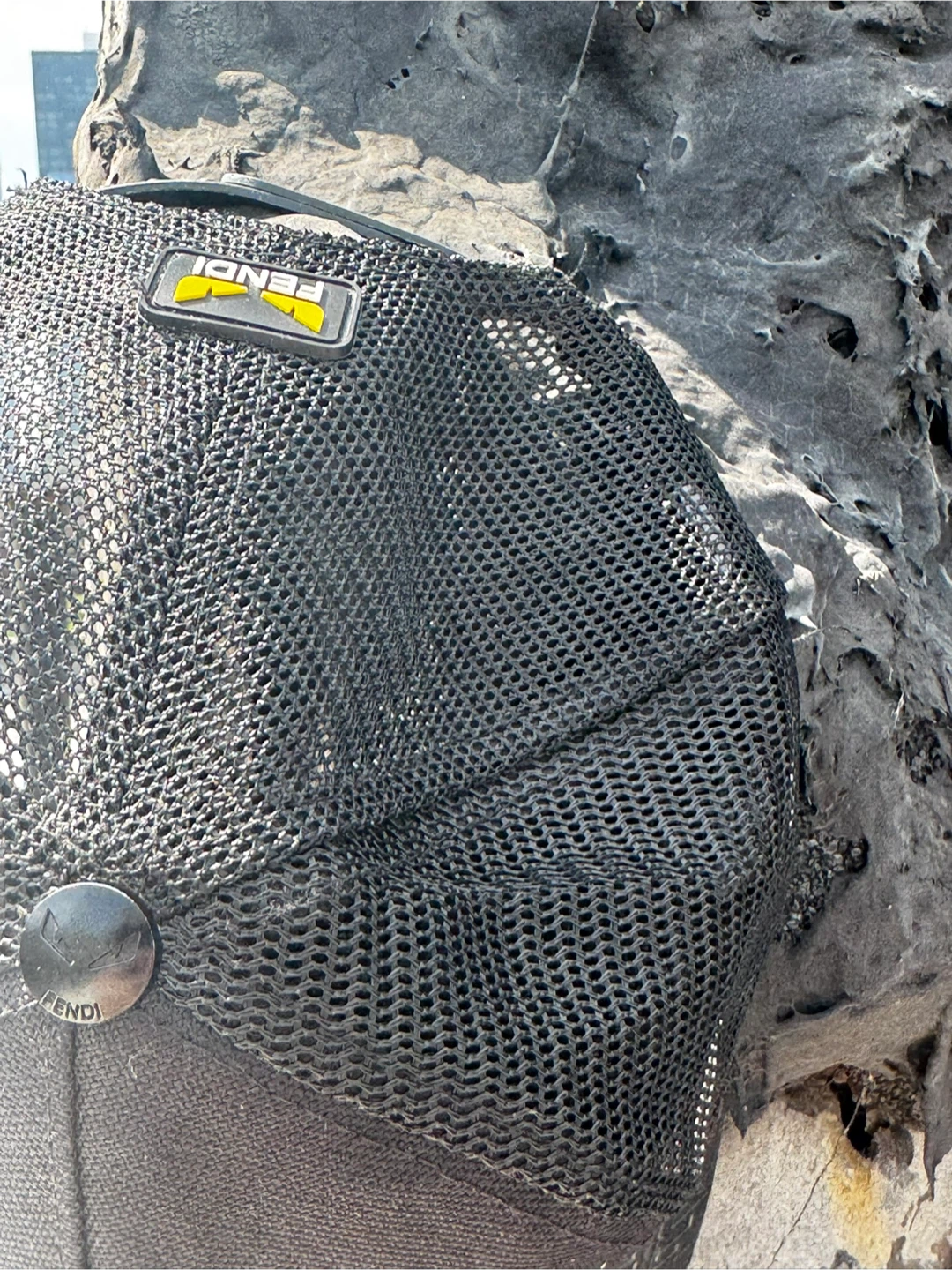 Fendi Black Mesh Baseball Cap - photo 4
