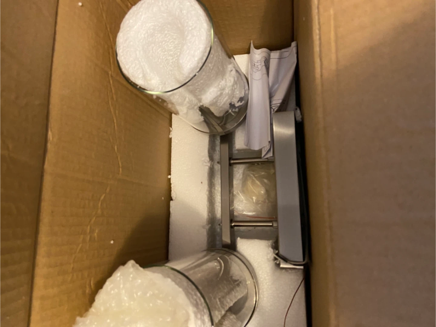Brushed Nickel Vanity Light Fixture - NEW - photo 5
