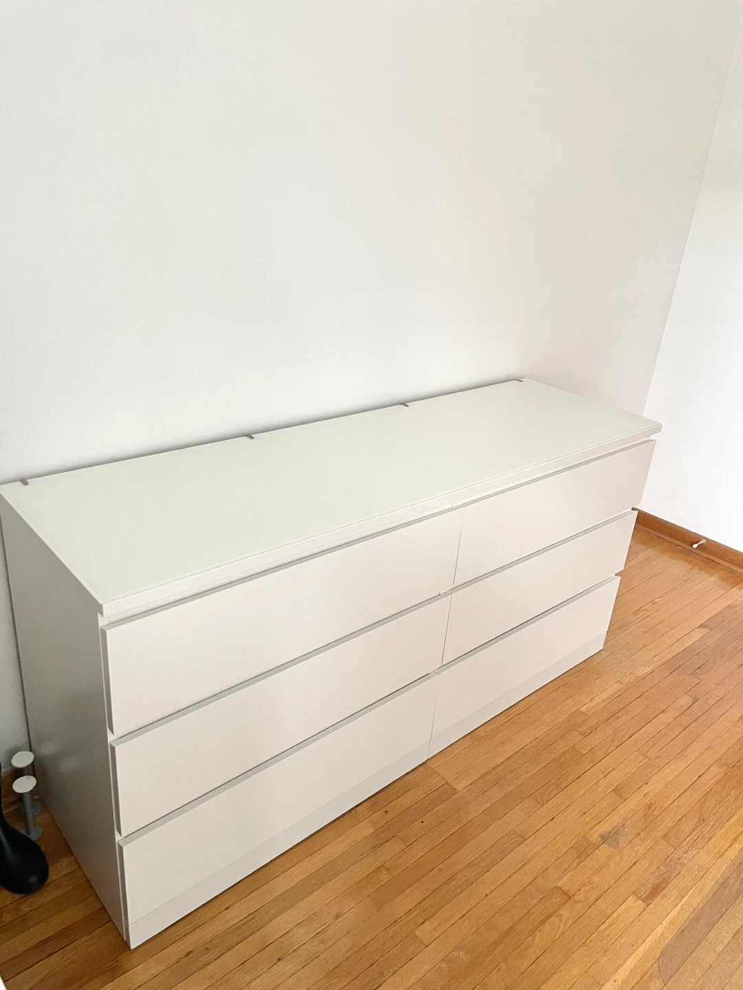 IKEA Malm White 6-Drawer Dresser - photo 2