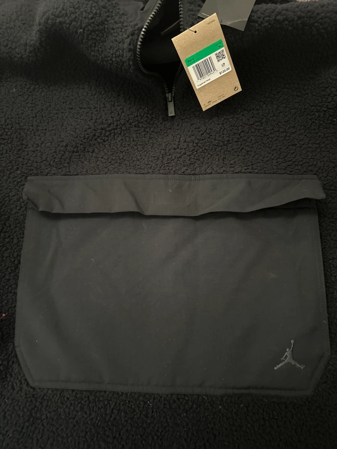 New Jordan Black Fleece Hoodie XL - photo 4