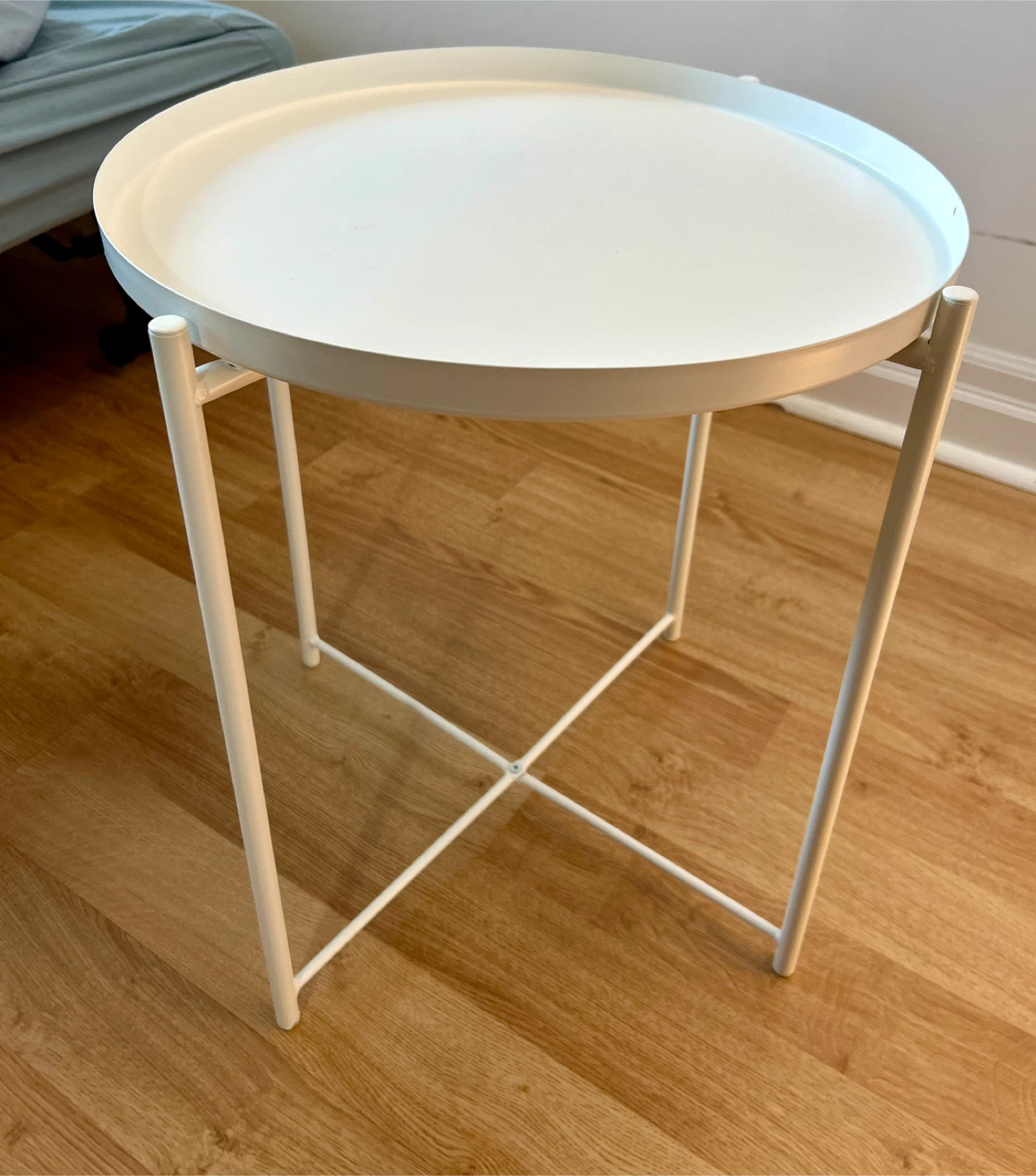 IKEA GLADOM White Side Table