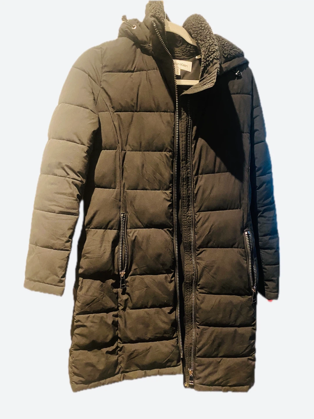 Calvin Klein Black Puffer Coat